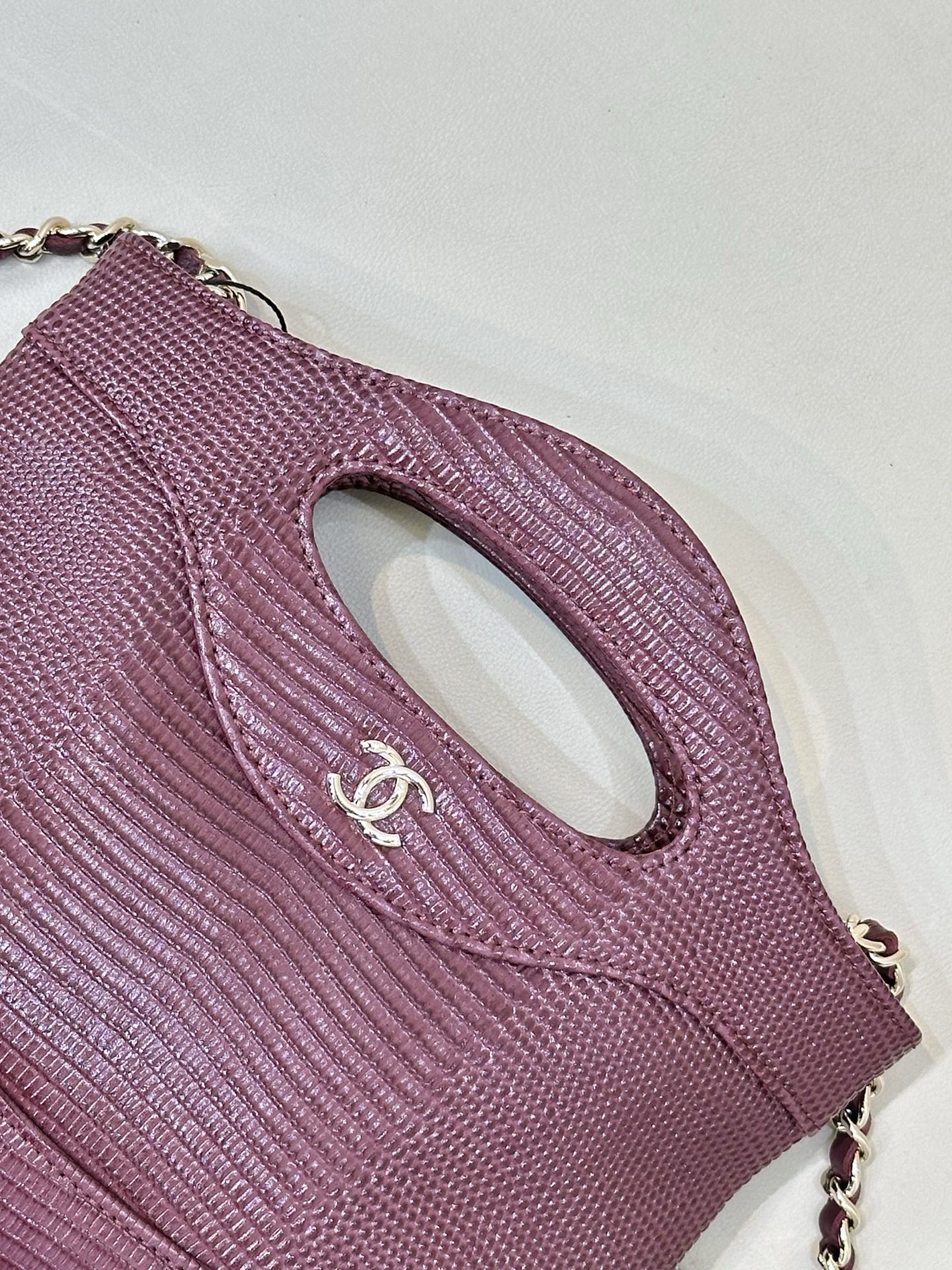 Chanel 31 Nano Crossbody Bag in Textured Calfskin - Image 6