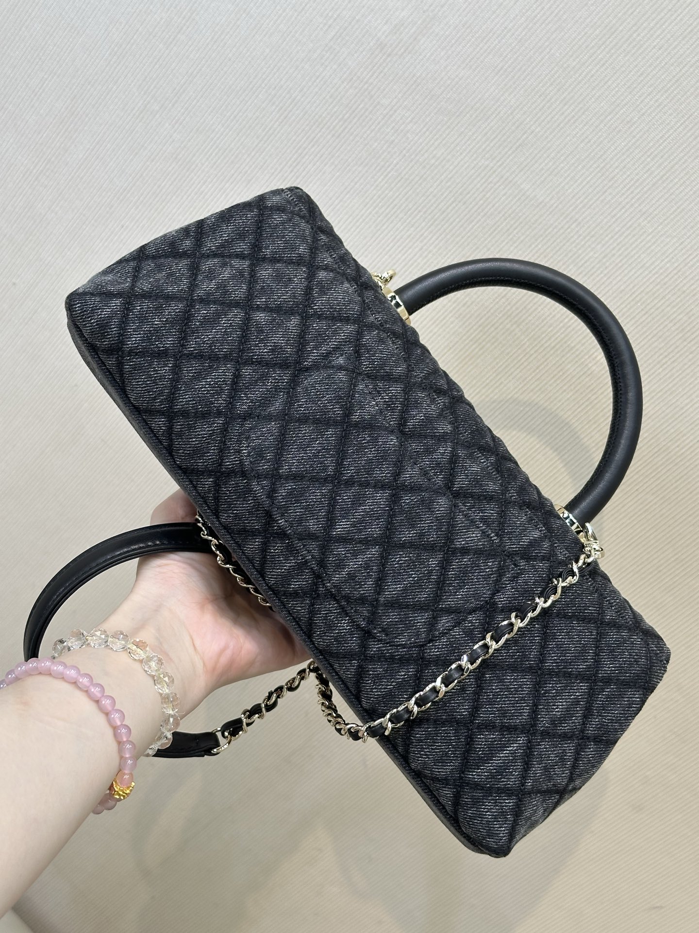 Chanel Coco Handle Denim Handbag - Image 6