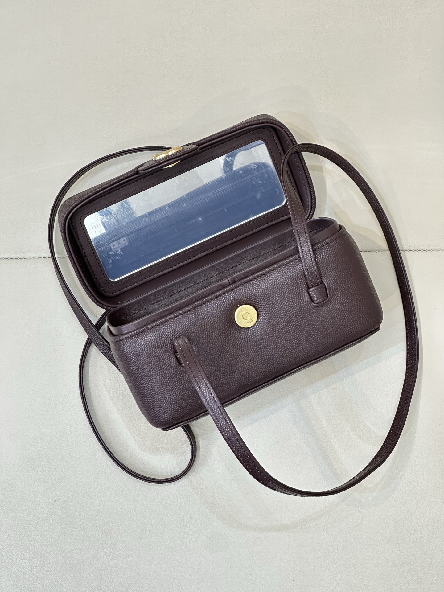 Chanel Preppy Coco Calfskin Box Handbag - Image 6