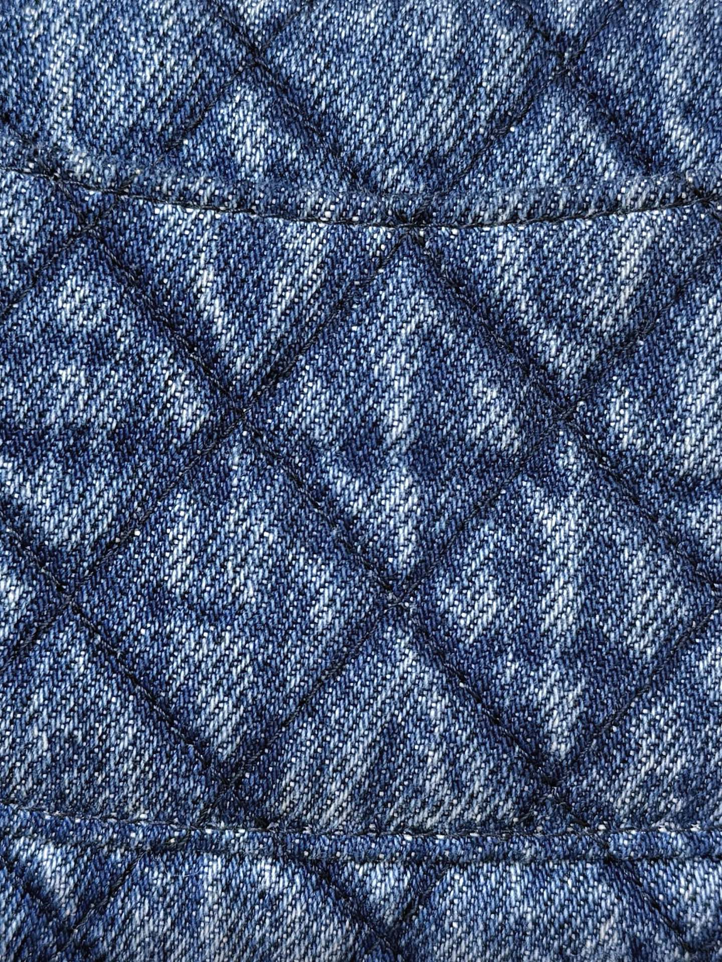 Chanel 26P Mini Coco Handle Denim Handbag - Image 6