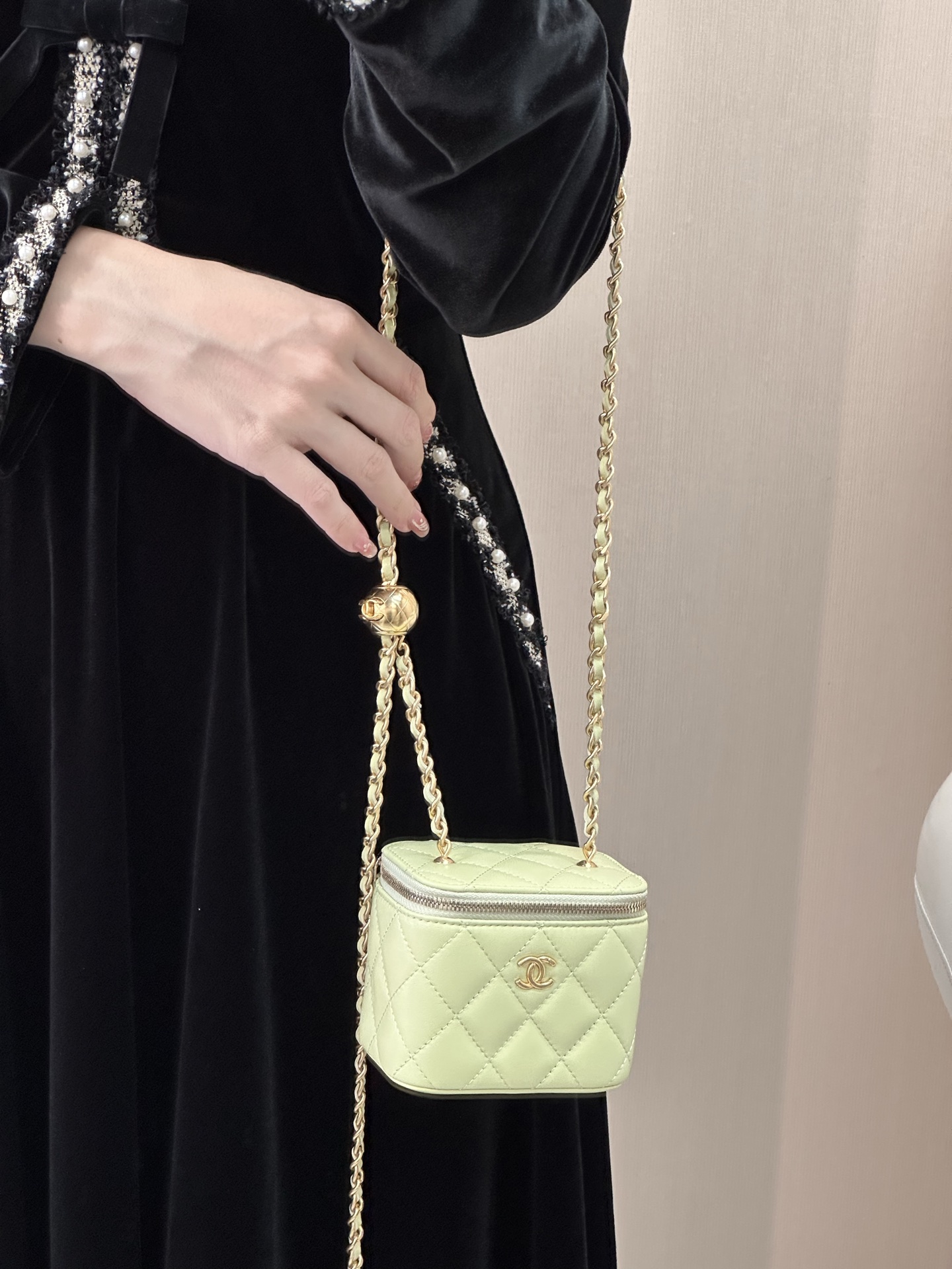Chanel Gold Ball Box Crossbody Bag - Image 6