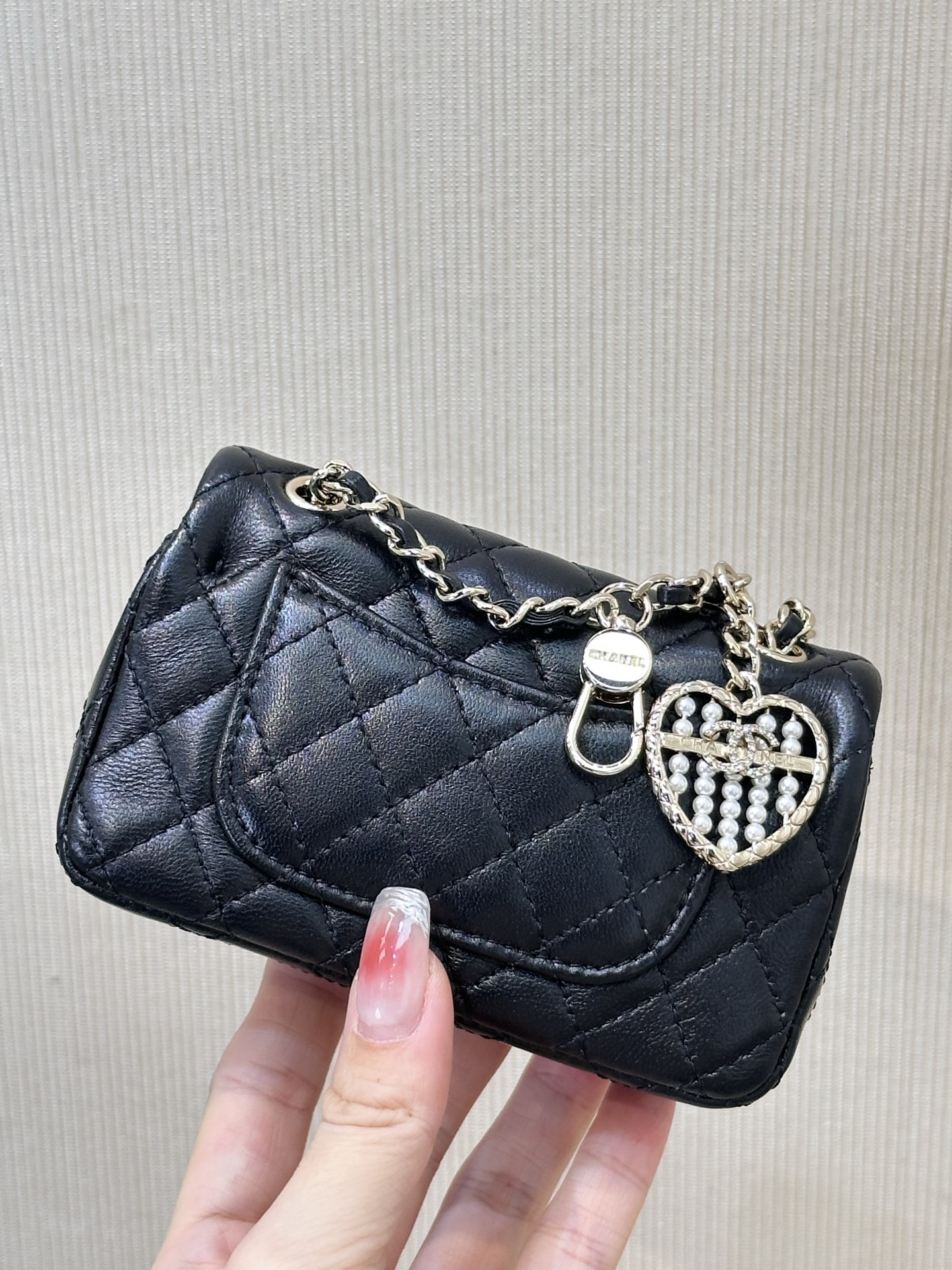 Chanel 25A Mini CF Charm Bag - Image 6