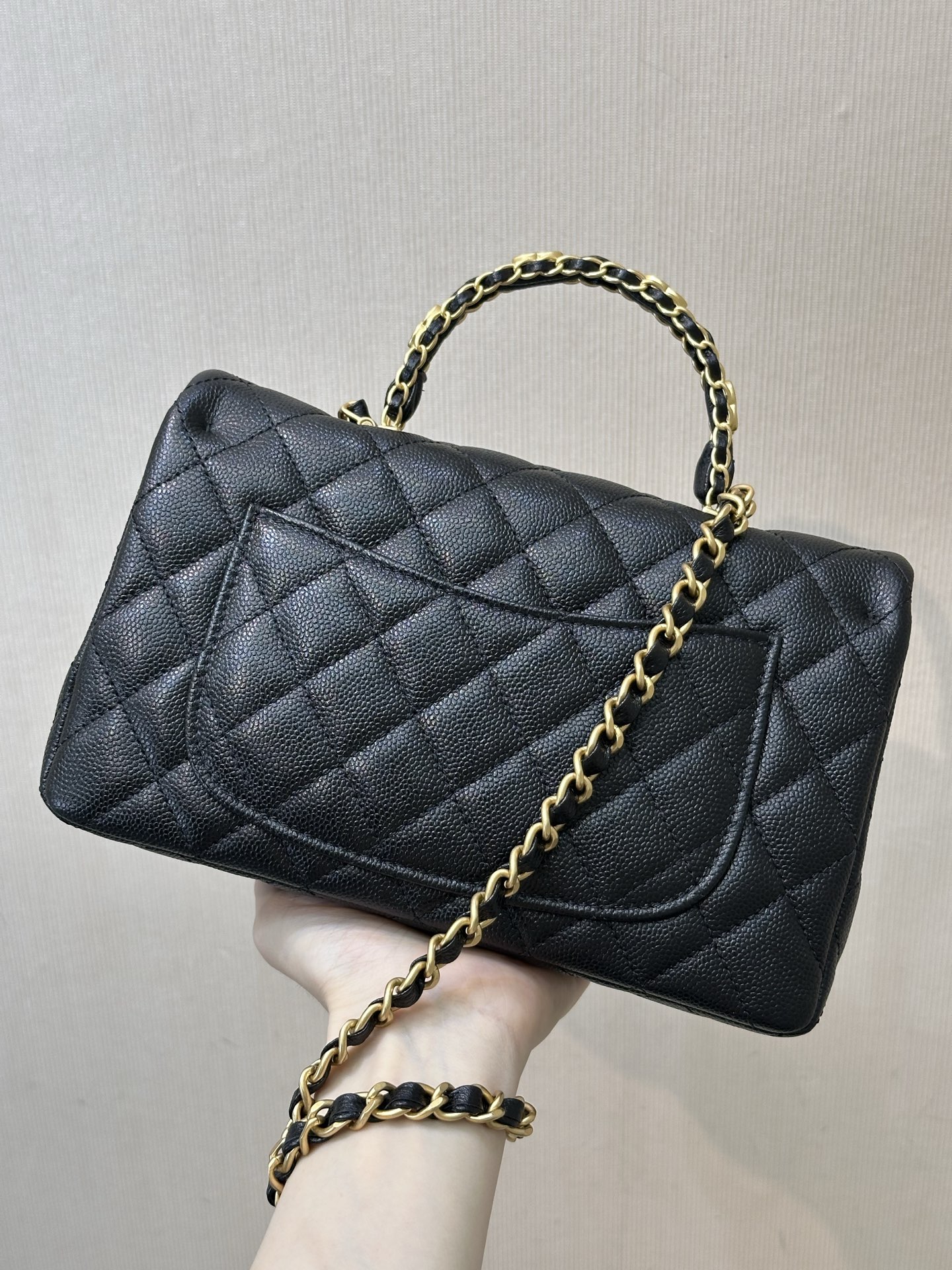 Chanel 24B Lambskin Mini Flap Bag - Image 6