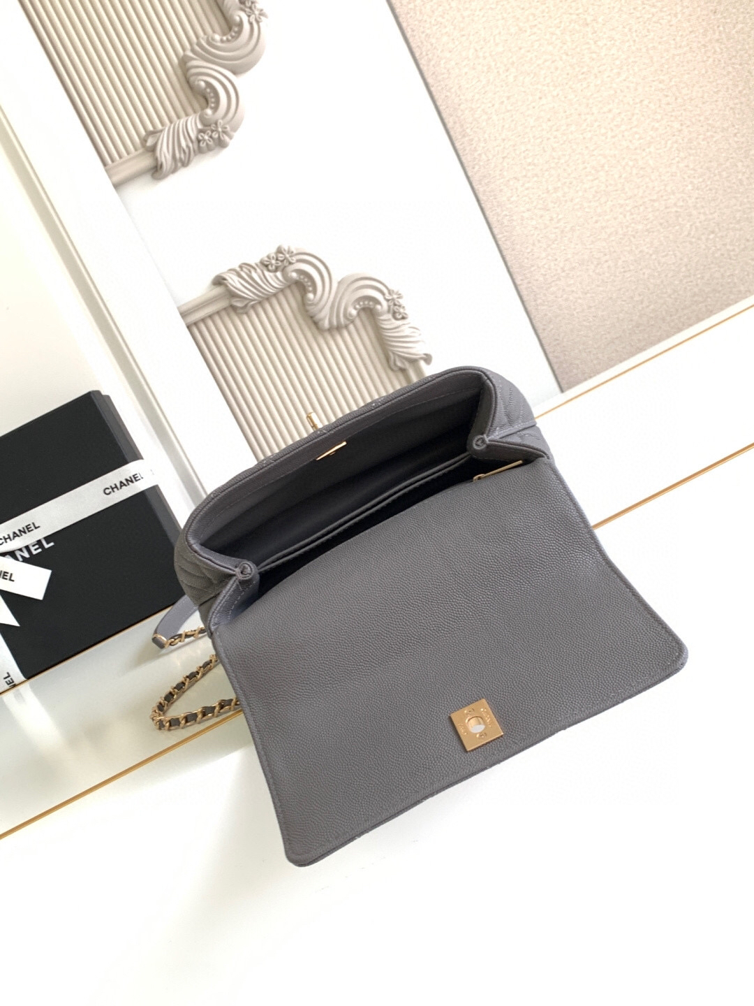 Chanel Coco Handle Classic Top-Handle Handbag - Image 6