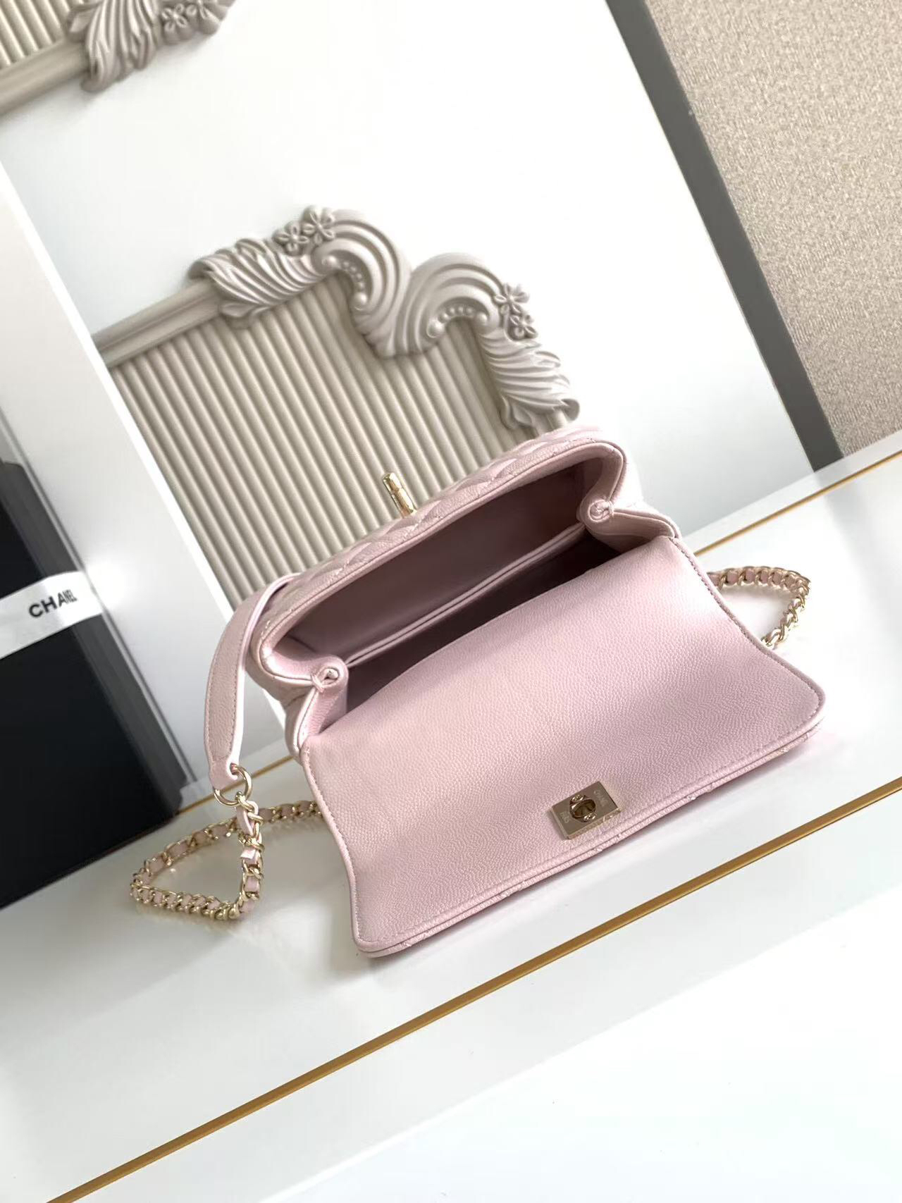 Chanel Coco Handle Mini Handbag AS2215 - Image 6