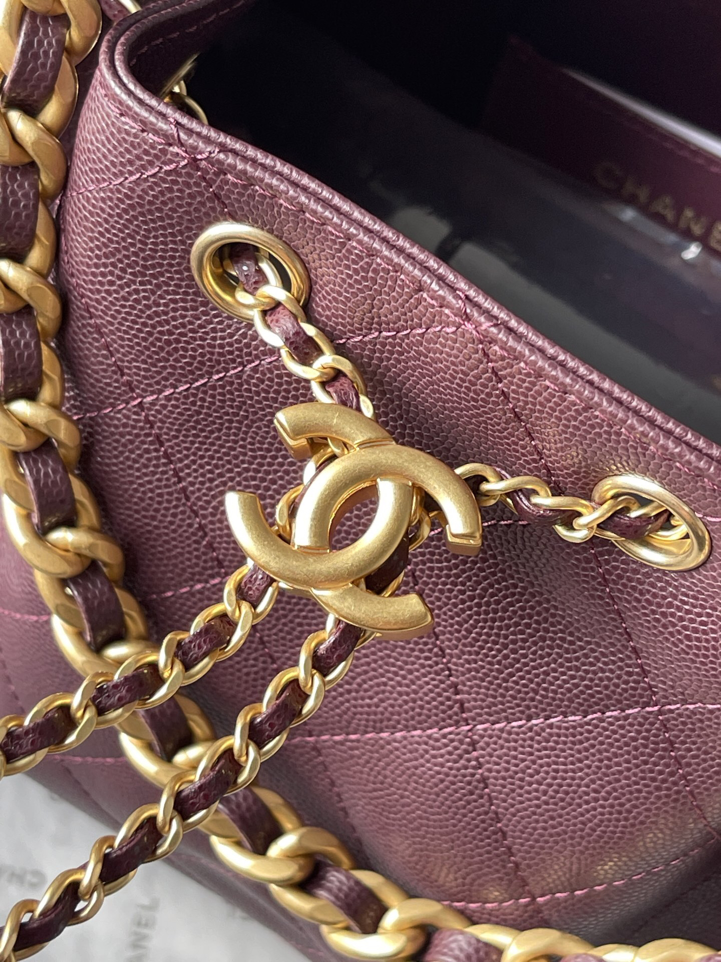 Chanel Quilted Leather Hobo Crossbody Bag AS5293 - Image 6