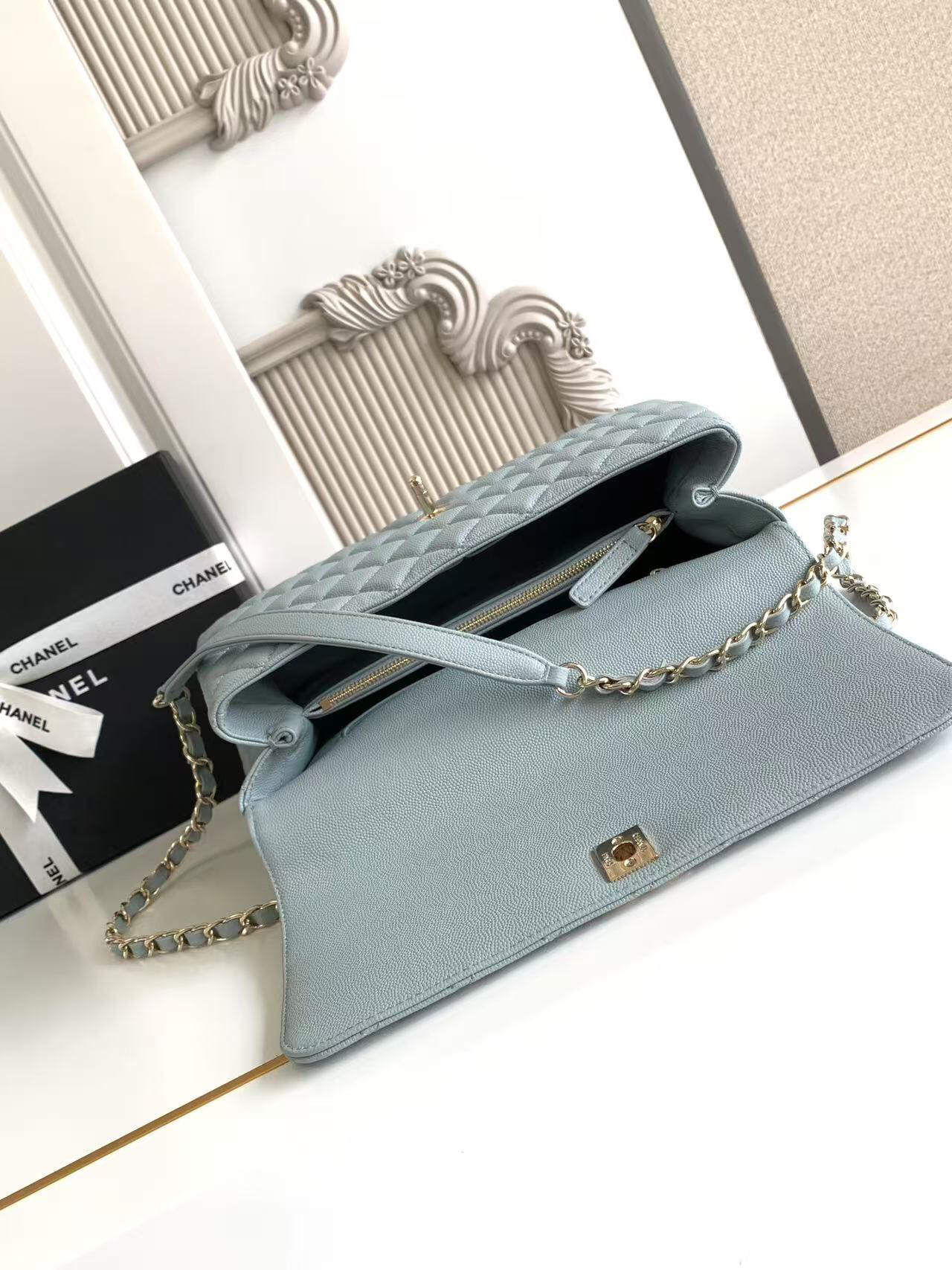 Chanel Coco Handle Mini Flap Top-Handle Handbag - Image 6