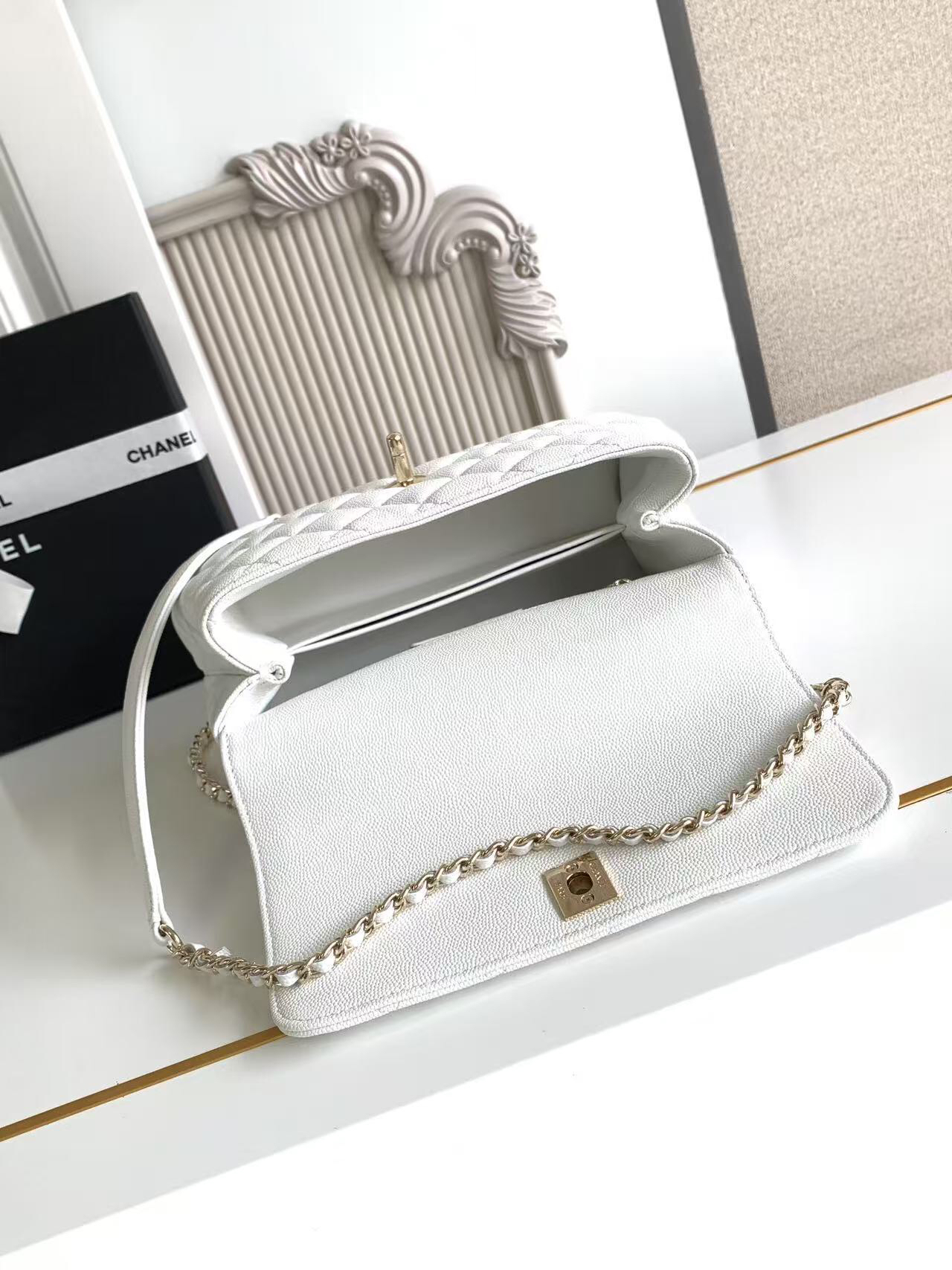 Chanel Coco Handle Top Handle Bag - Image 6