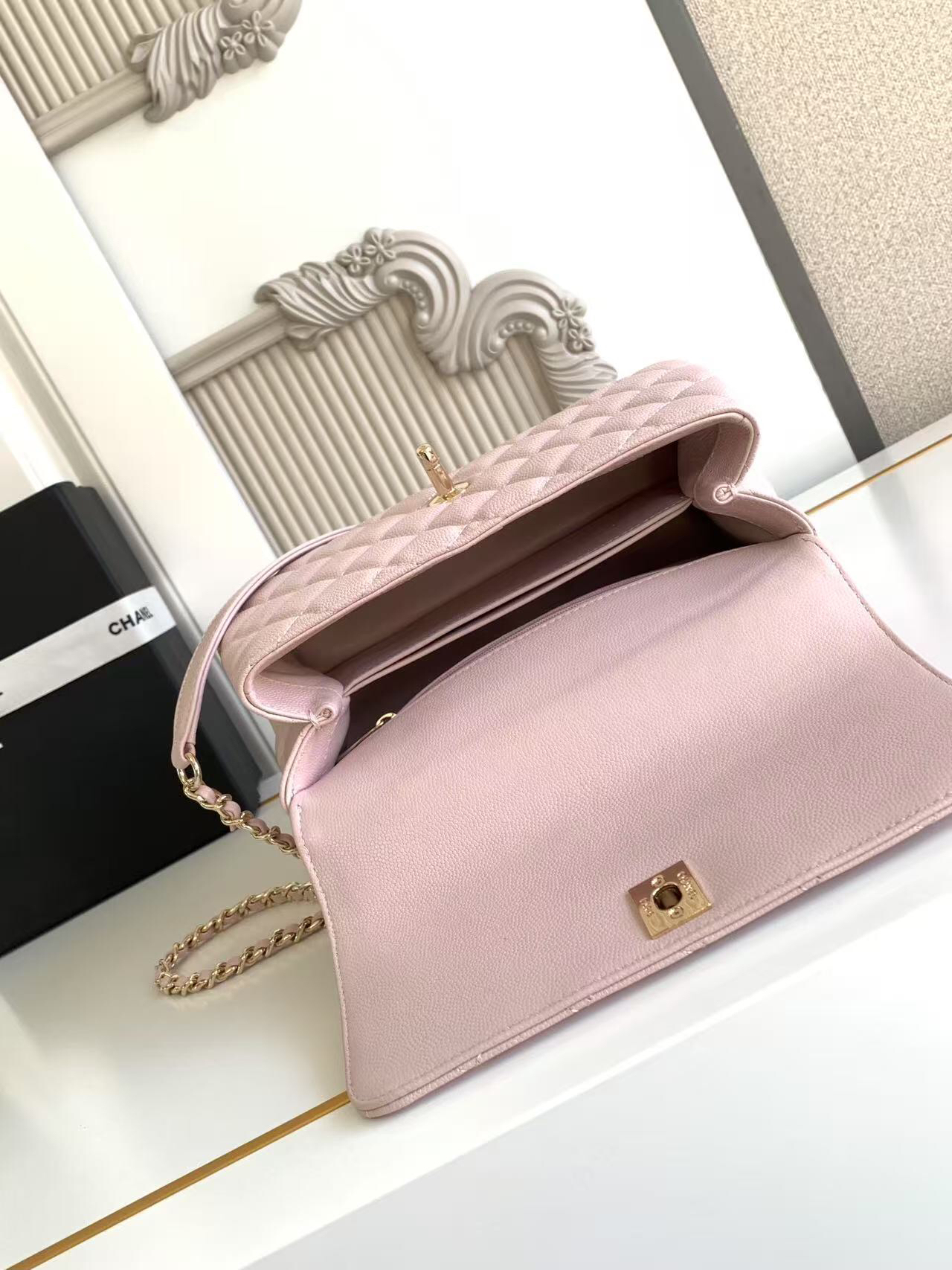 Chanel Coco Handle Top Handle Bag - Image 6