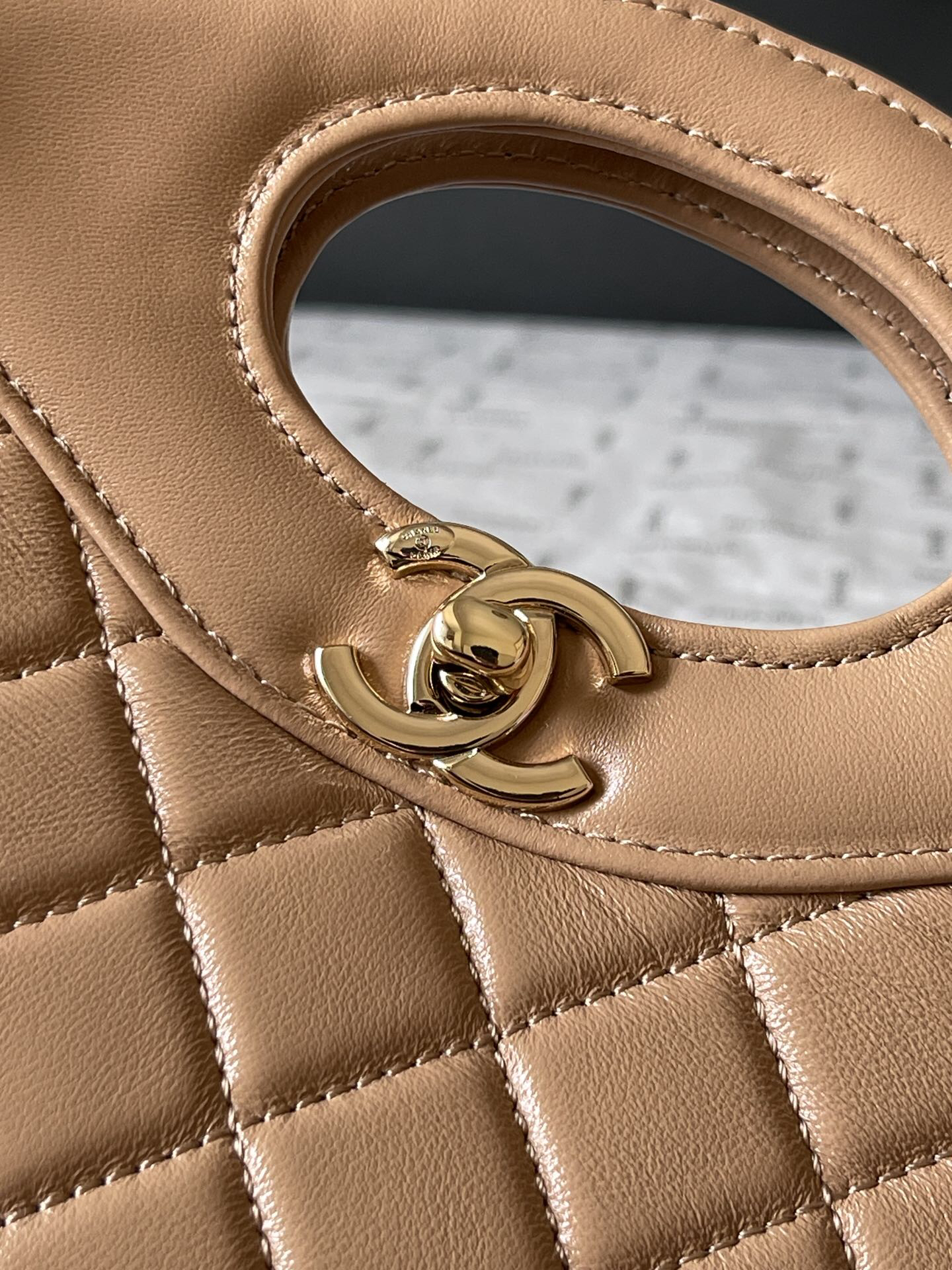 Chanel 23A 31 Bag Mini in Chocolate Brown - Image 6