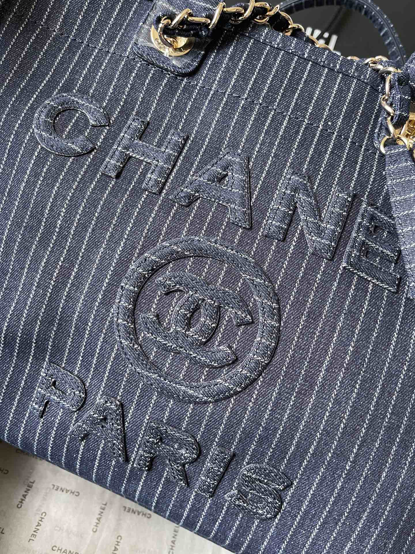 Chanel Travel Shopping Tote Bag - Image 6