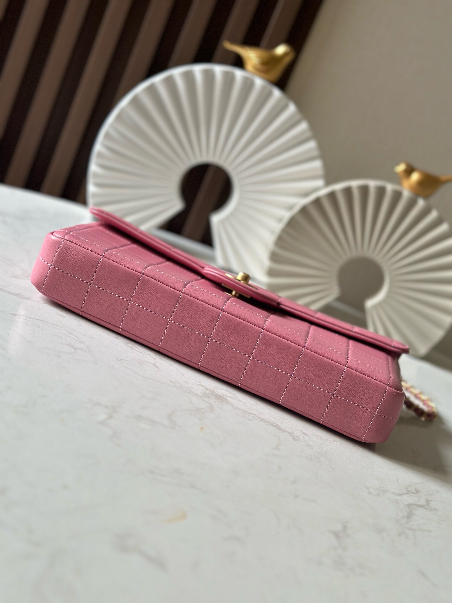 Chanel Vintage Quilted Lambskin Underarm Bag - Image 6