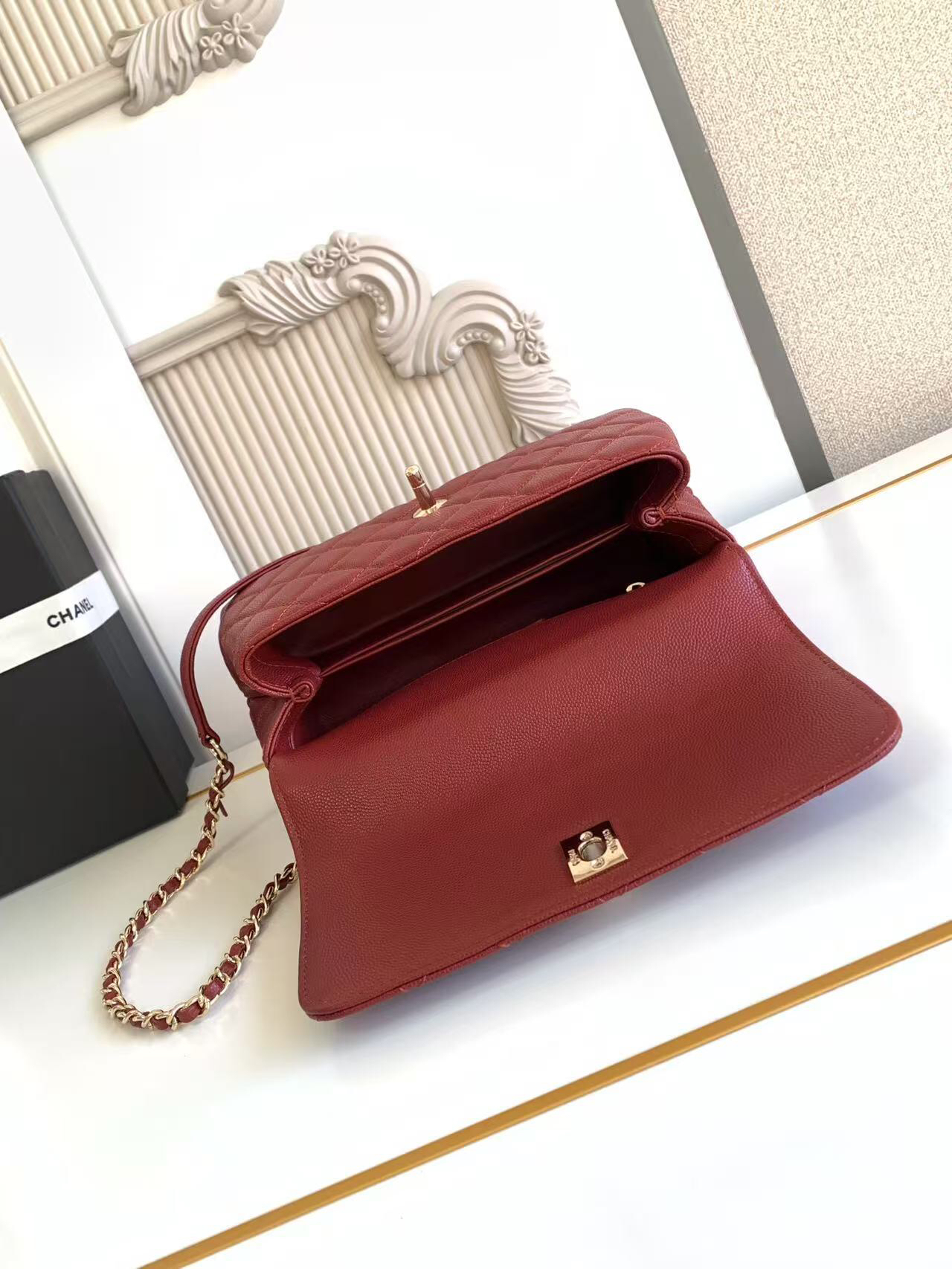 Chanel Coco Handle Classic Top-Handle Bag - Image 6