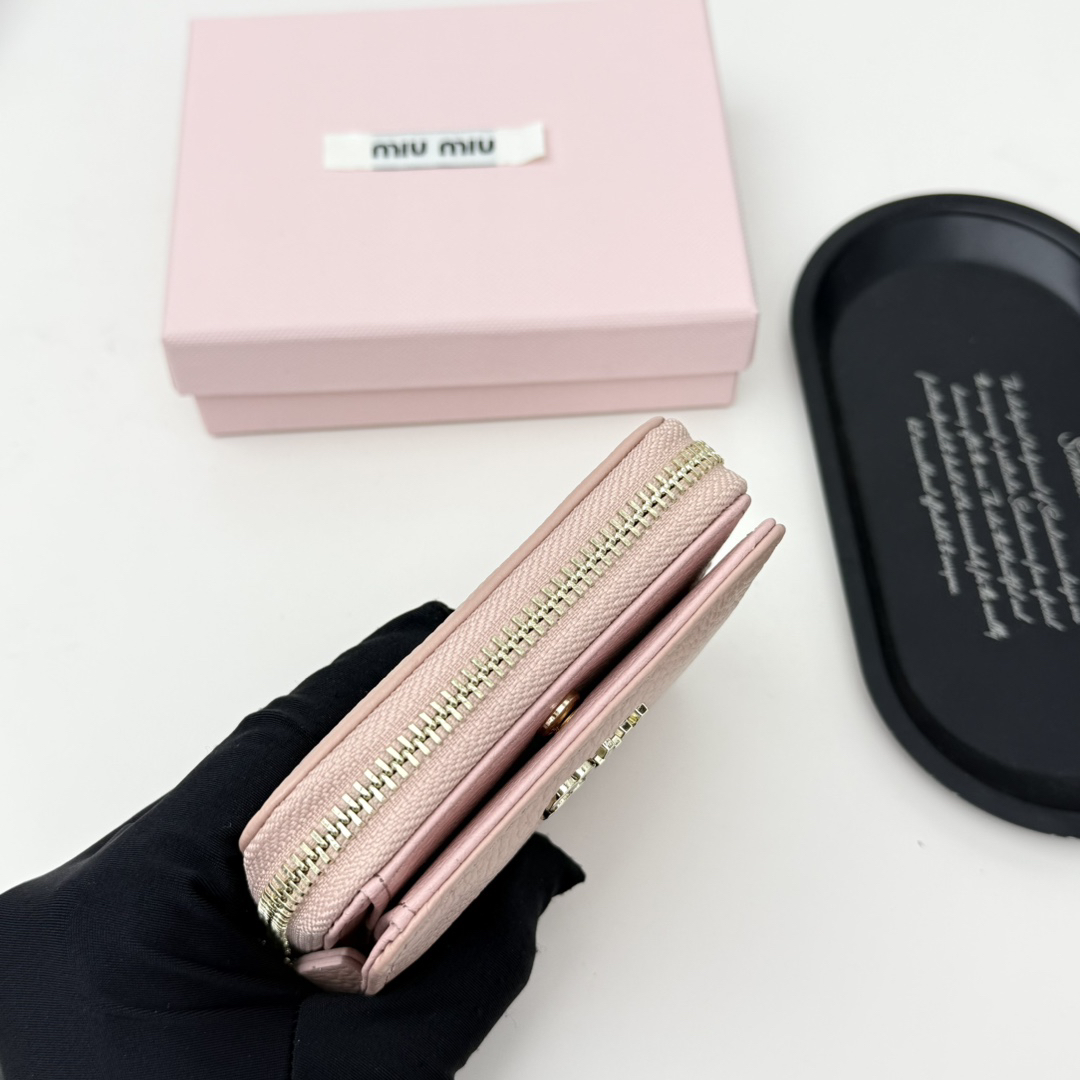 Miu Miu Quilted Lambskin Wallet - Image 6