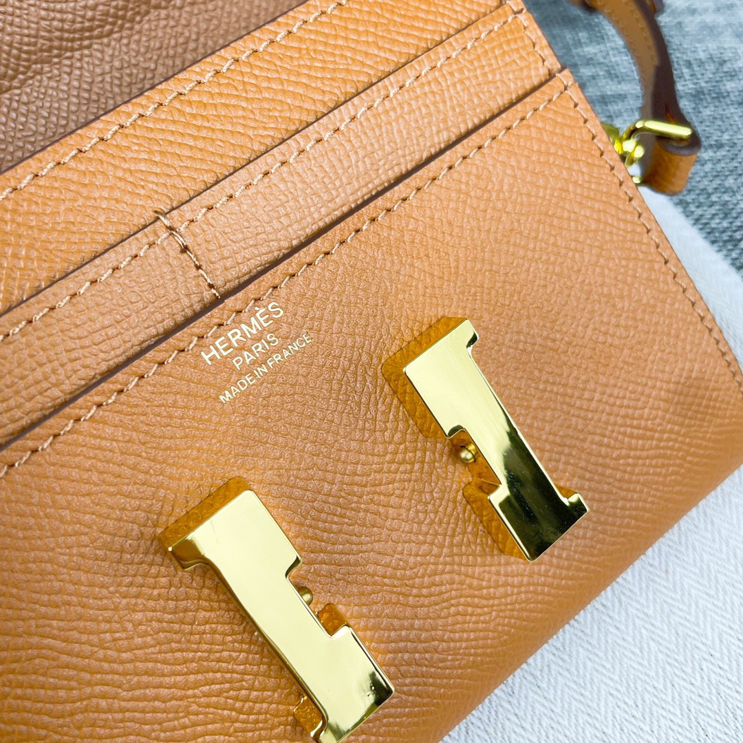 Hermès Constance Palm-Grain Cowhide Shoulder Bag, Model 537-2 - Image 6