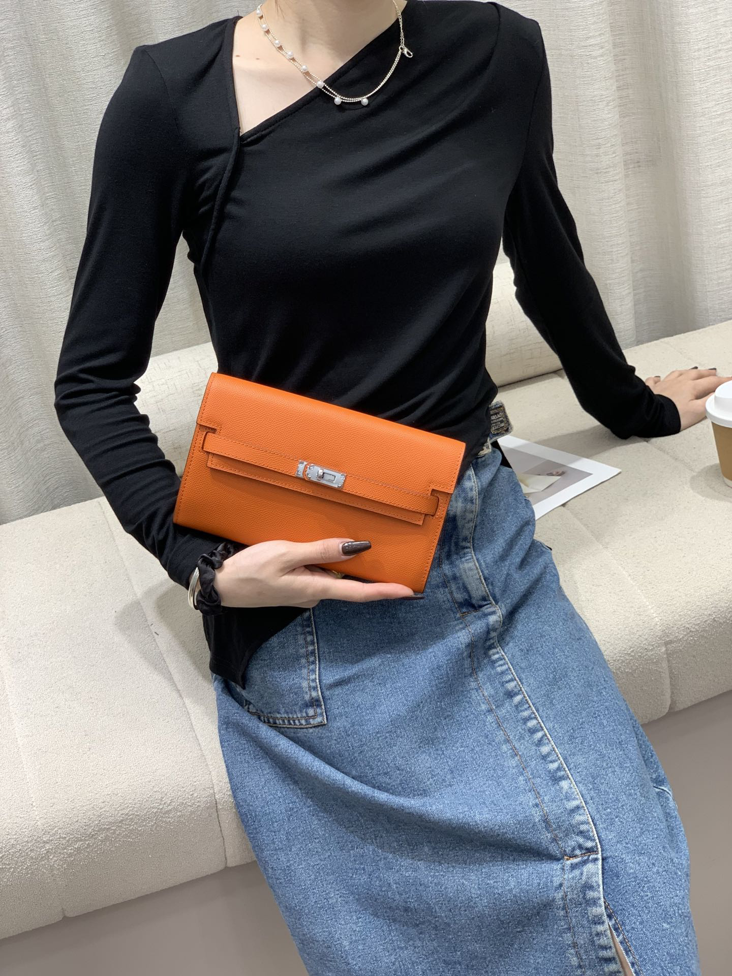 Hermès Kelly WOC Wallet on Chain - Image 6
