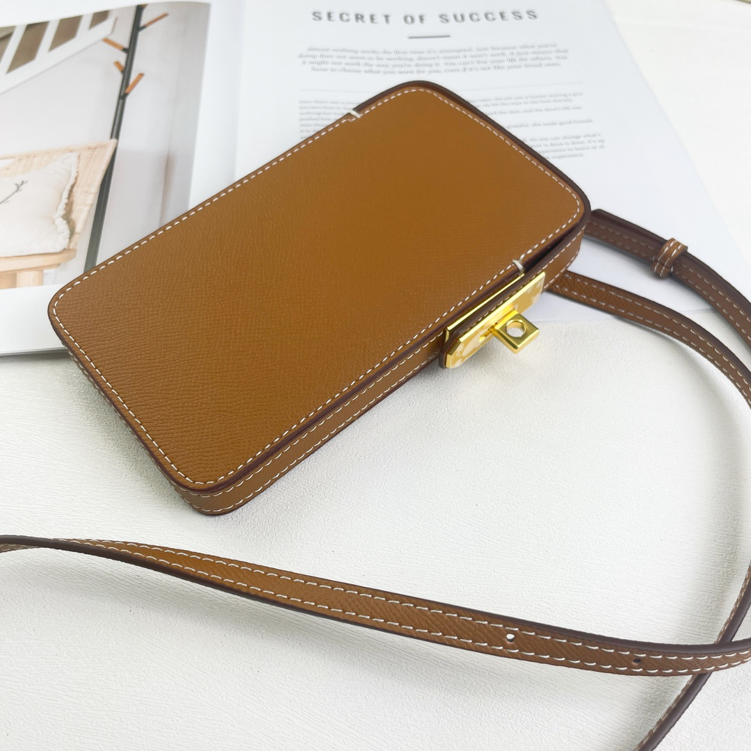 Hermès Hac a Box Tadelakt Calfskin Phone Case - Image 6