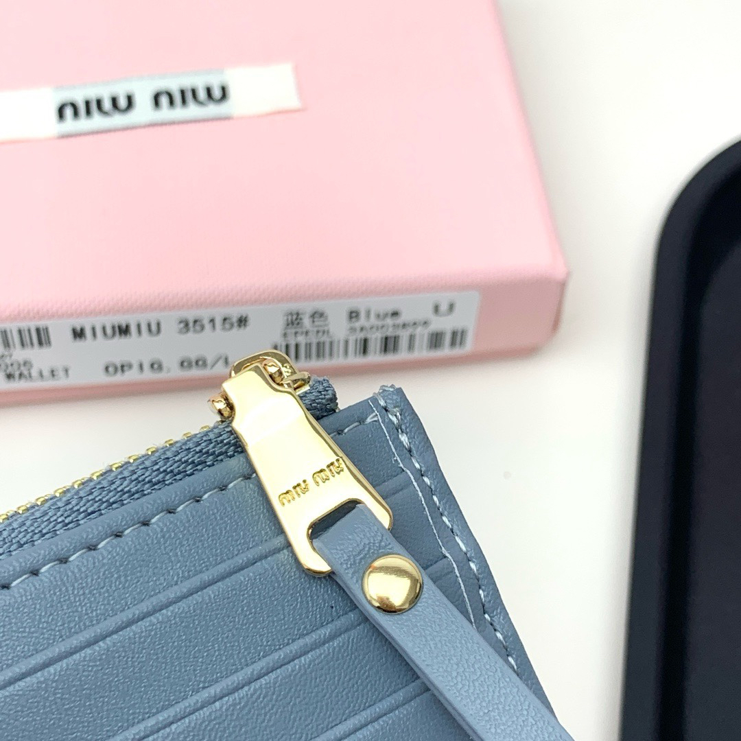Miu Miu Quilted Lambskin Wallet - Image 6