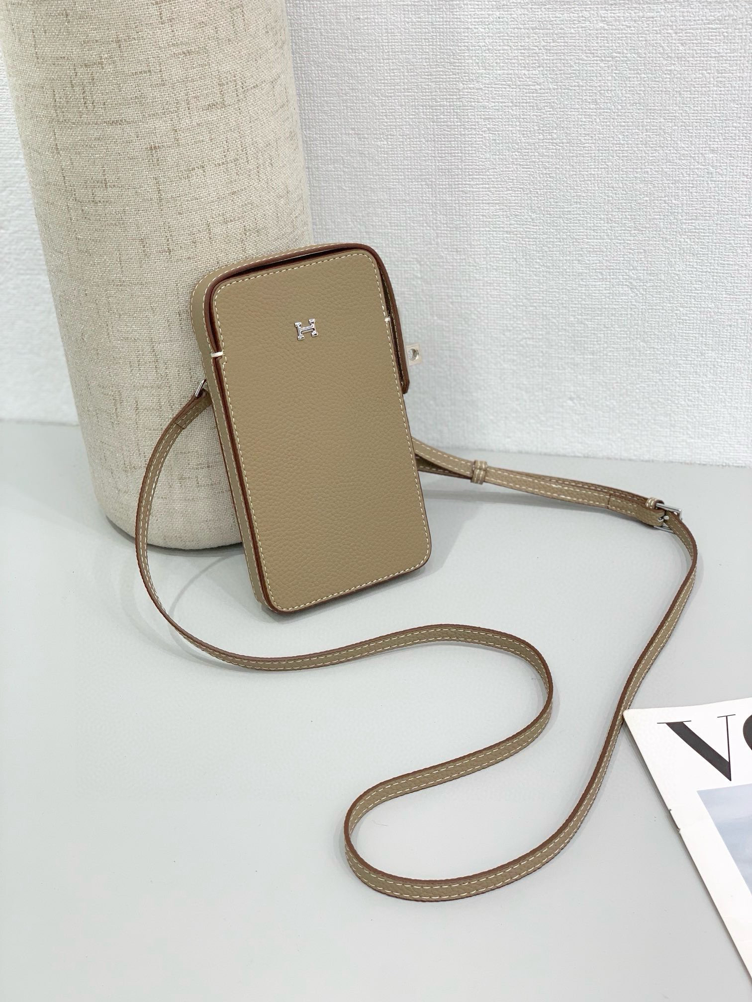 Hermès Hac a Box Tadelakt Calfskin Phone Case - Image 6