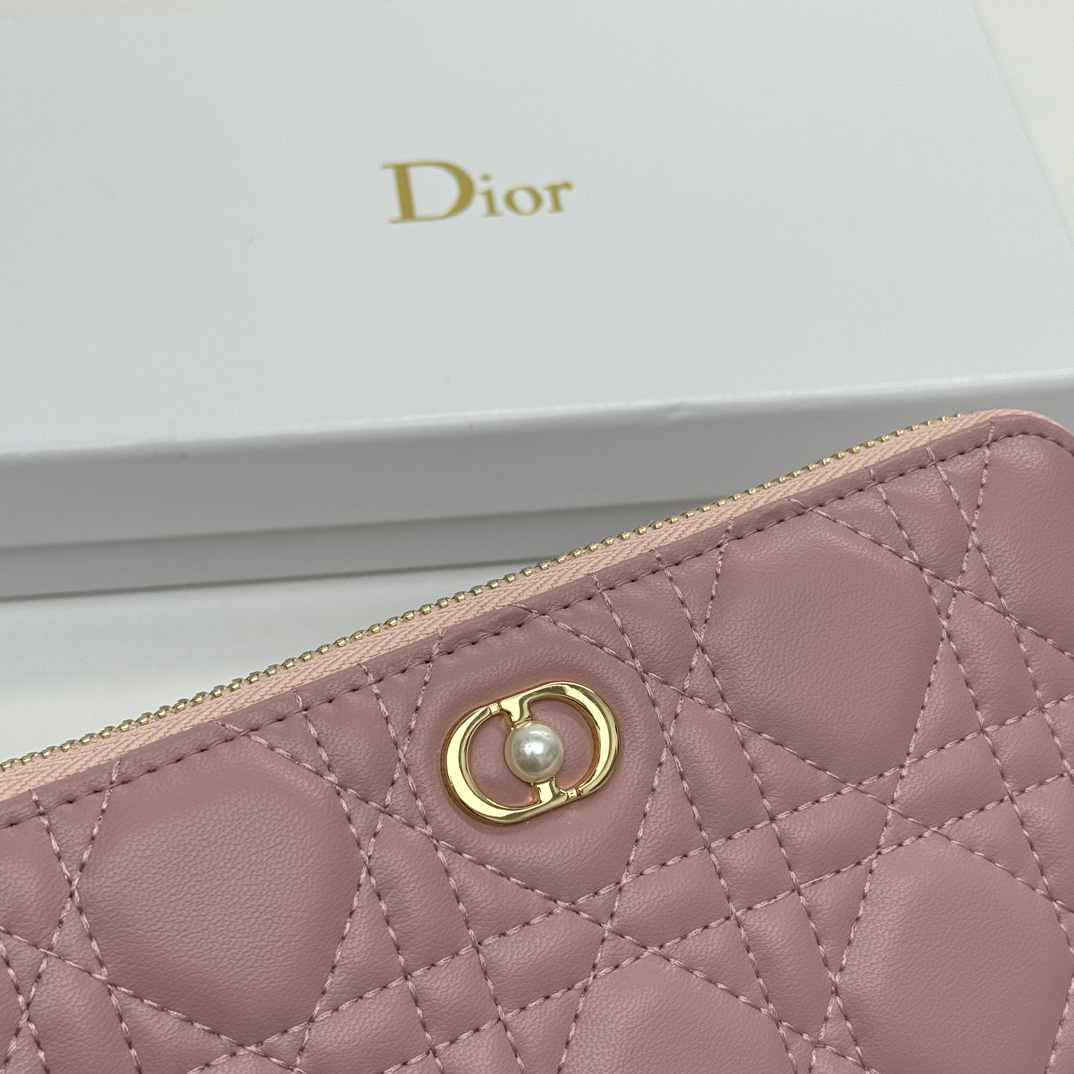 Dior F02 Lambskin Clutch Bag - Image 6