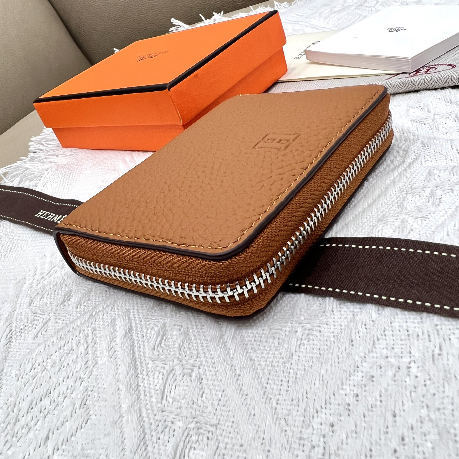 Hermès Constance Togo Leather Wallet - Image 6