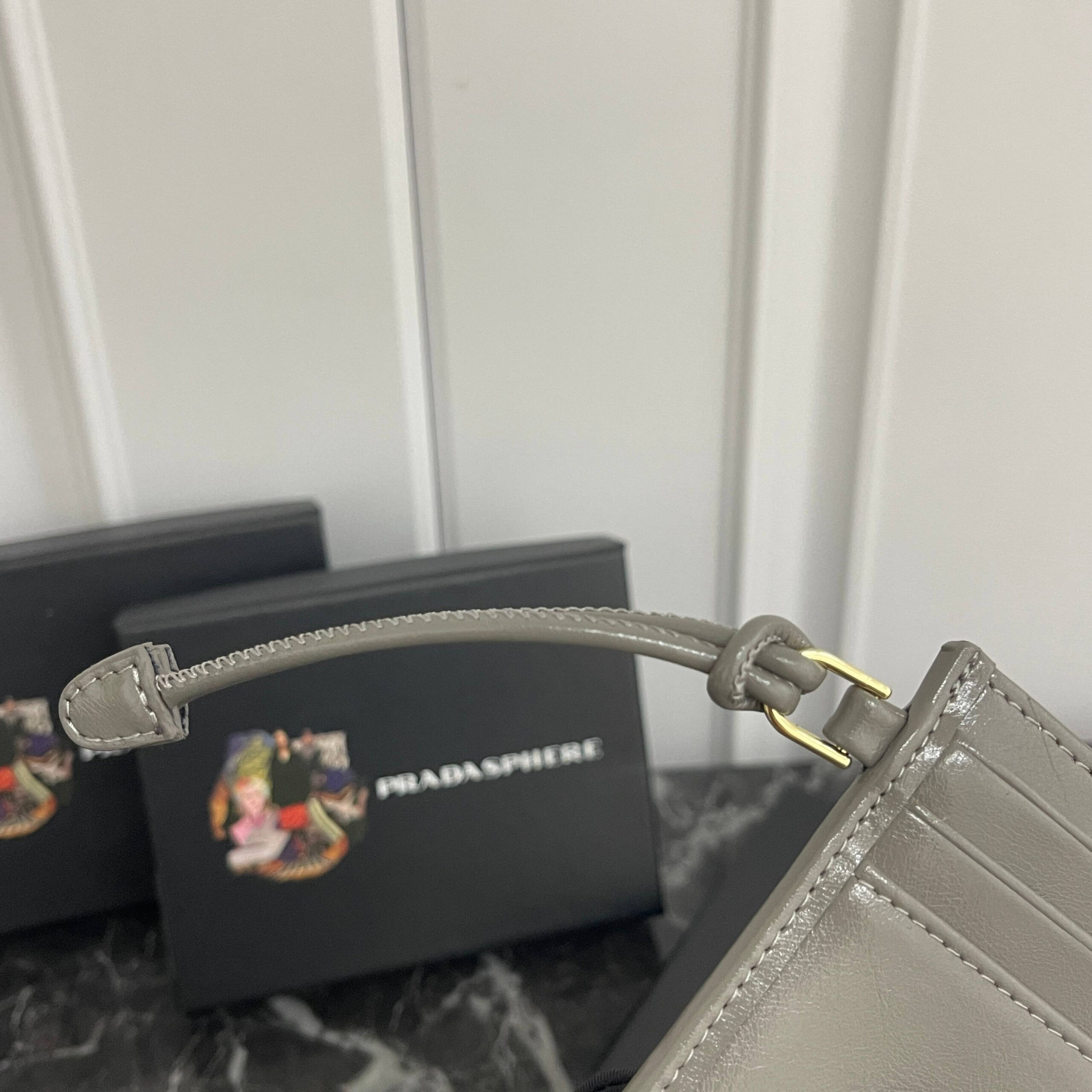 Prada Saffiano Leather Card Holder - Image 6