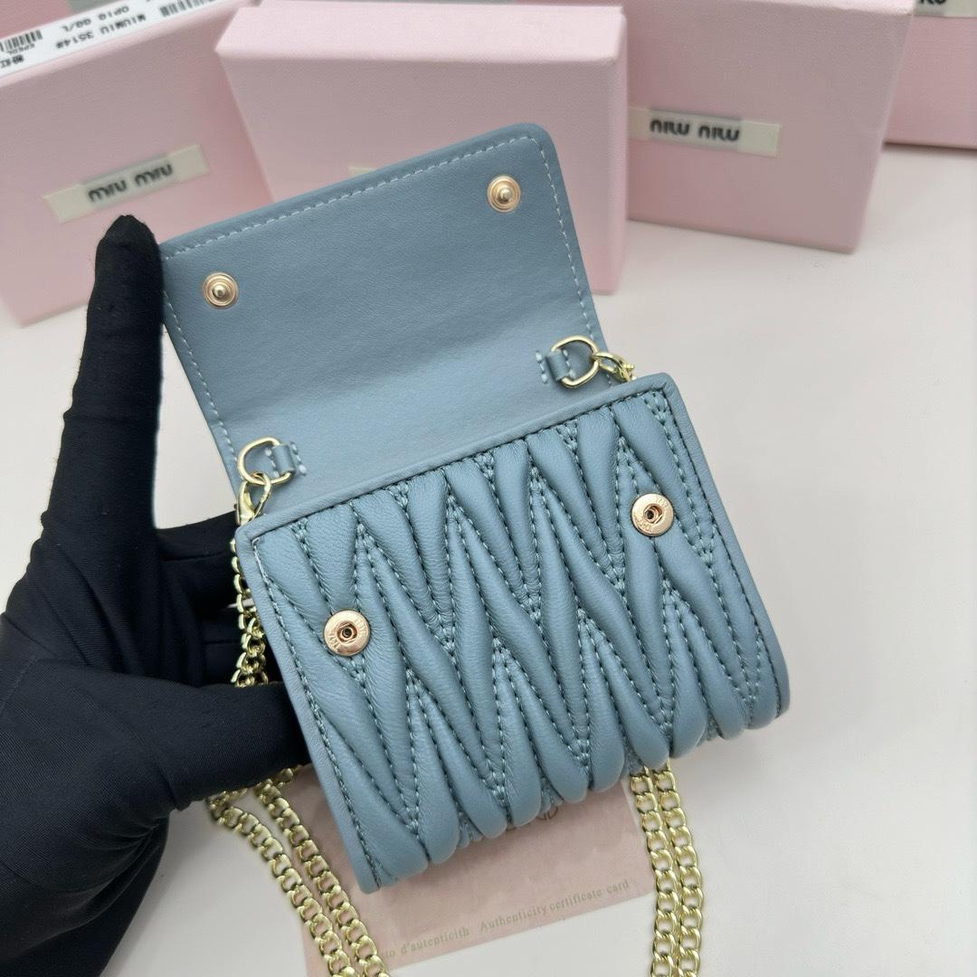 Miu Miu Mini Lambskin Bag - Image 6