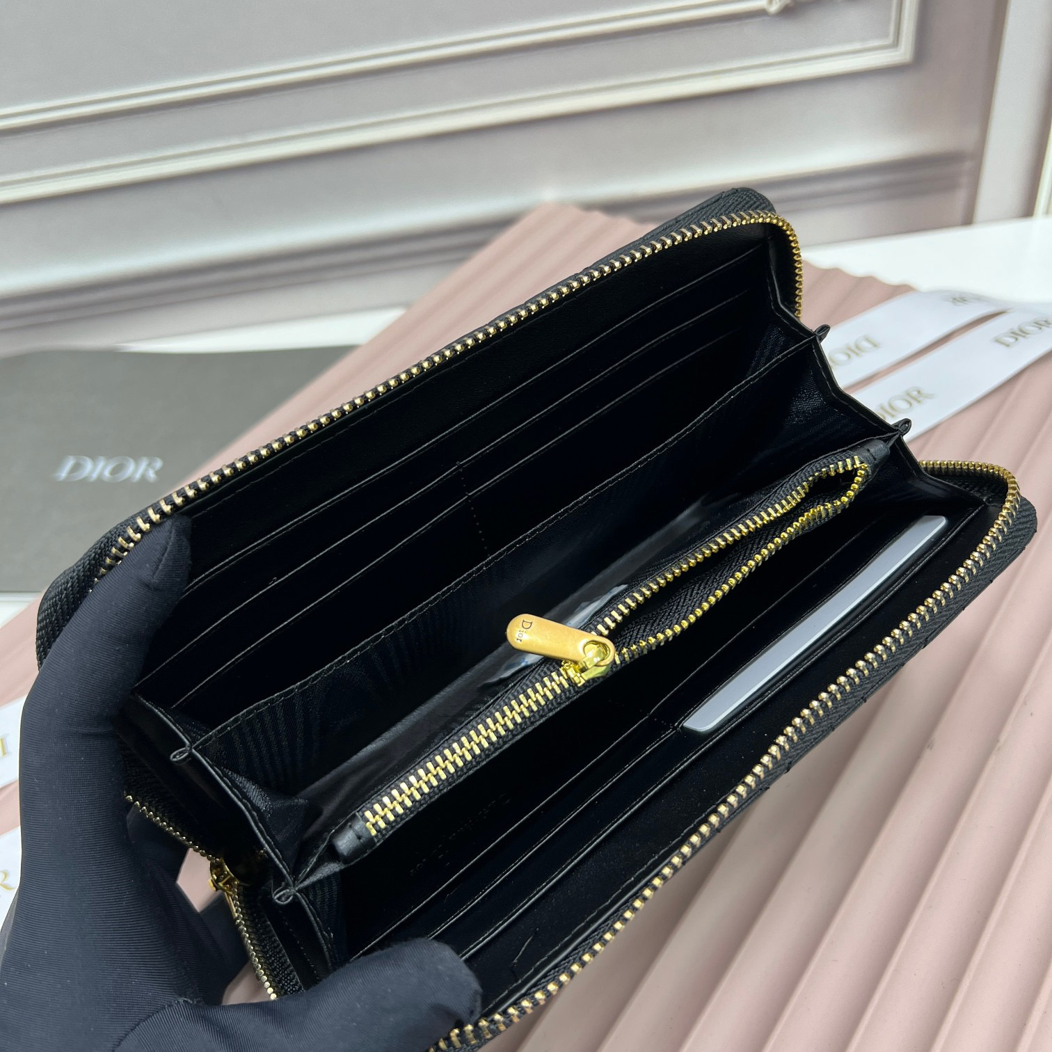 Dior Leather Wallet - Image 6