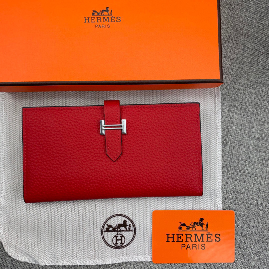 Hermes Women's Leather Zip Wallet - Image 6