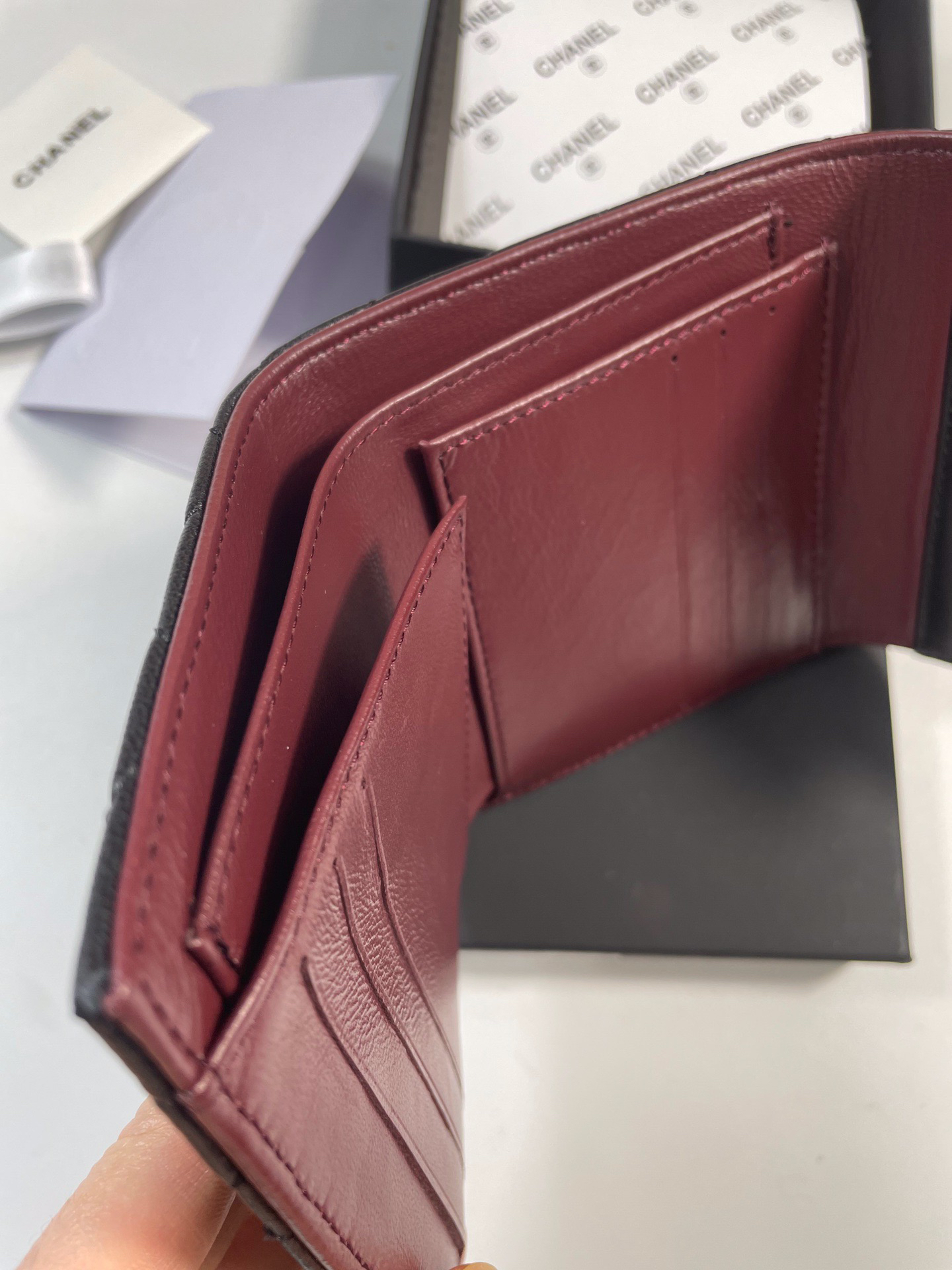 Chanel Leather Wallet and Card Holder - Image 6