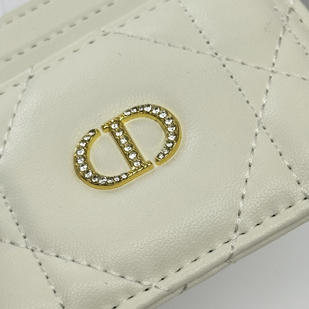 Dior F15 Slim Calfskin Leather Wallet - Image 6