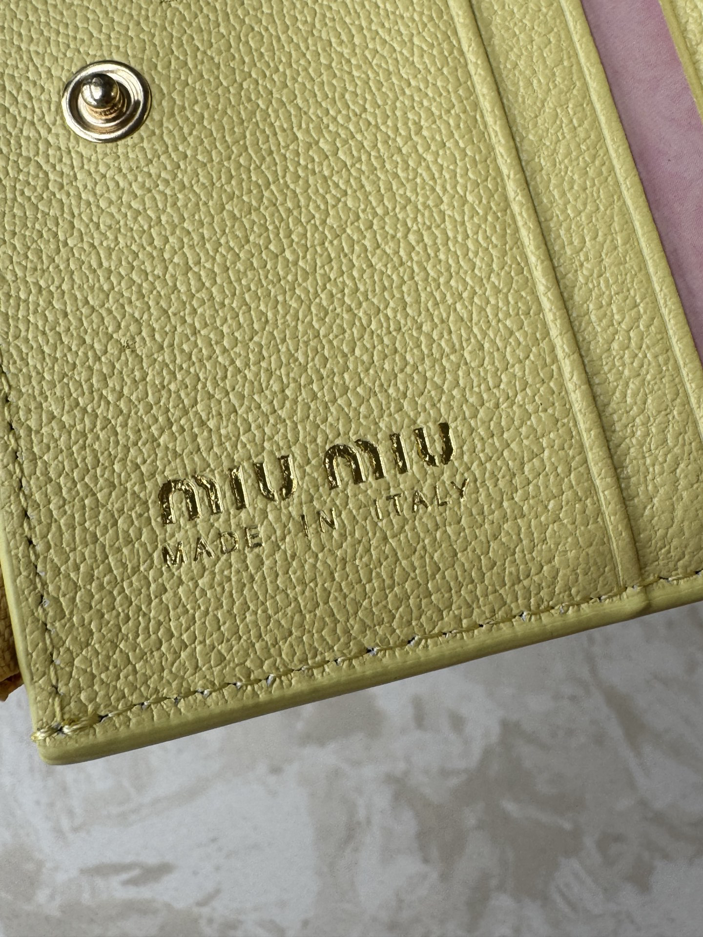 Miu Miu Slim Leather Wallet - Image 6