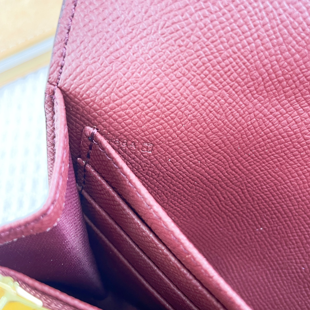 Hermès Constance Leather Wallet Clutch - Image 6