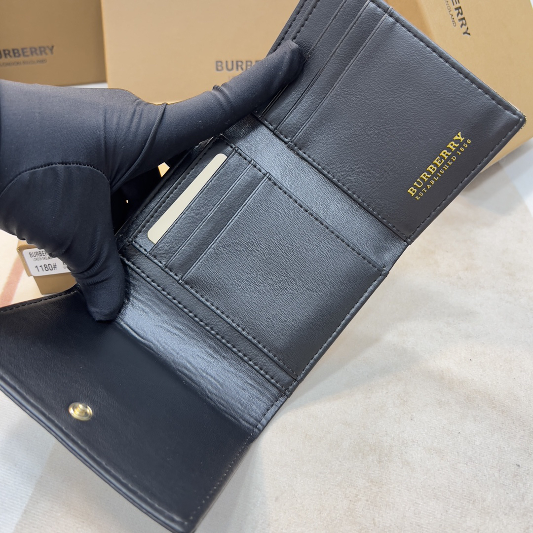 Burberry Vintage Check Canvas Short Wallet - Image 6
