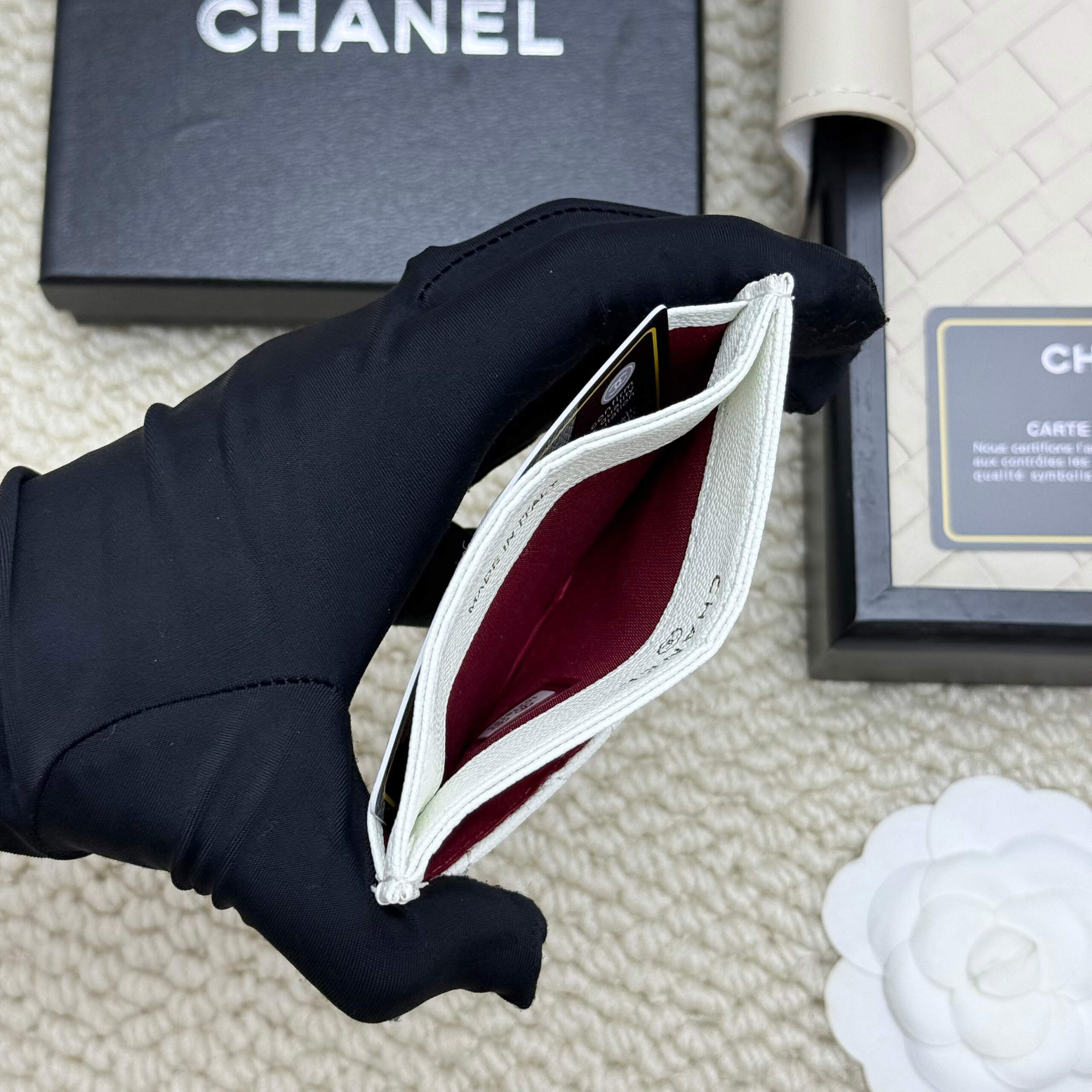 Chanel 2025 Lambskin Card Holder - Image 6
