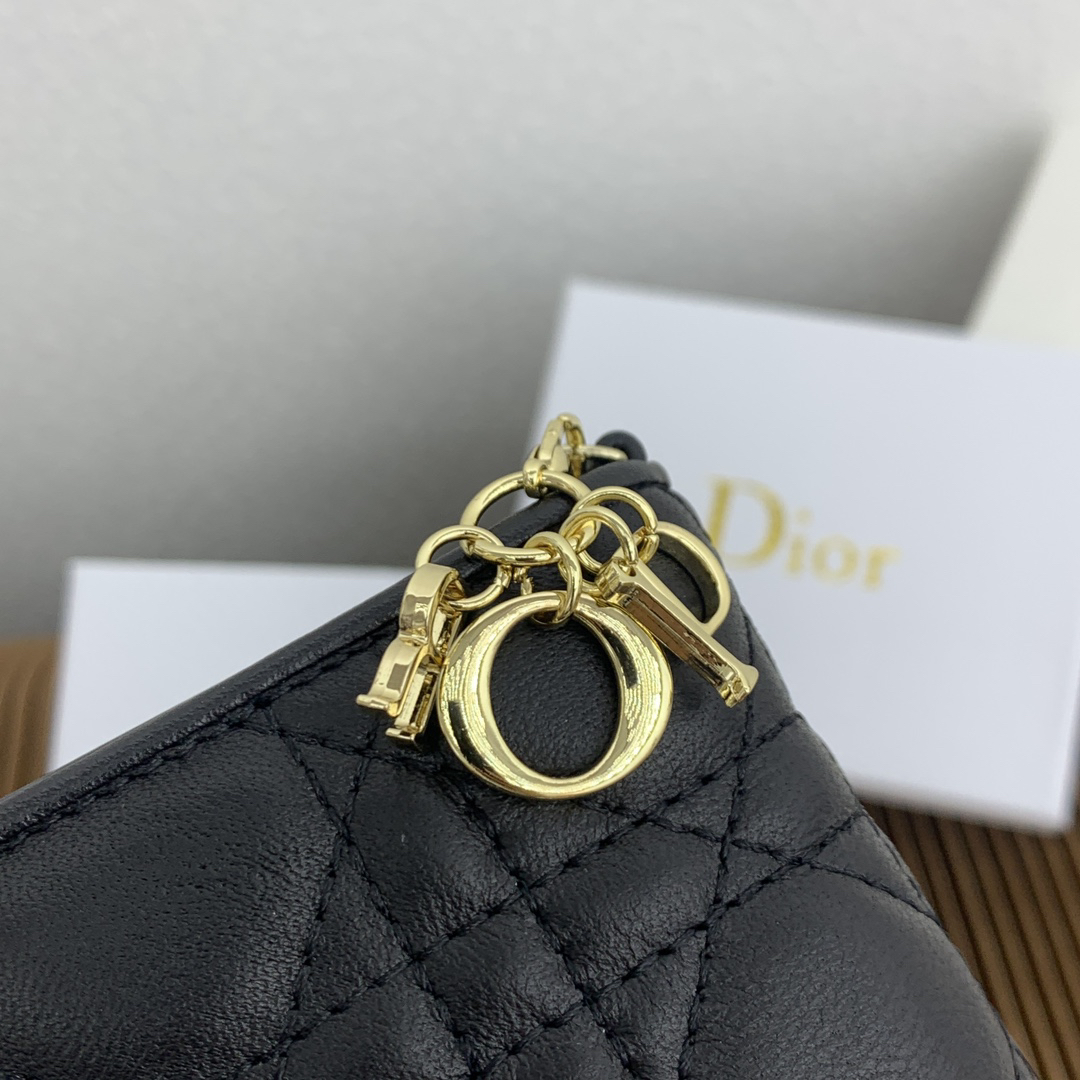 Lady Dior Wallet with Cannage Stitching - Image 6