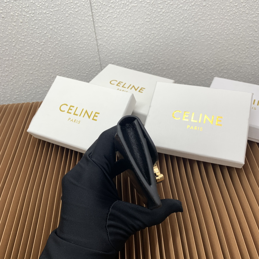 CELINE Triomphe Canvas Card Holder - Image 6