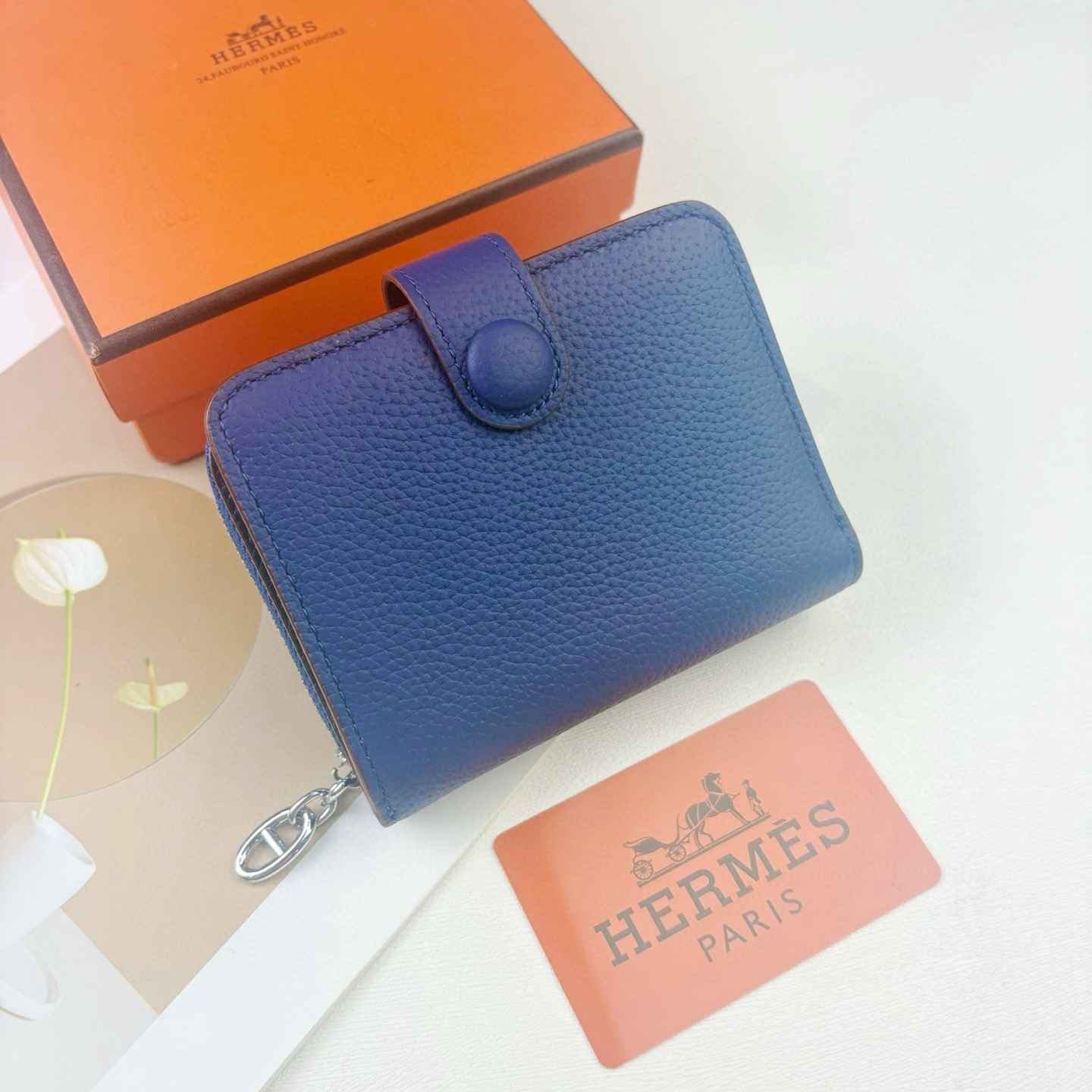 Hermès Silk'in Togo Calfskin Wallet - Image 6