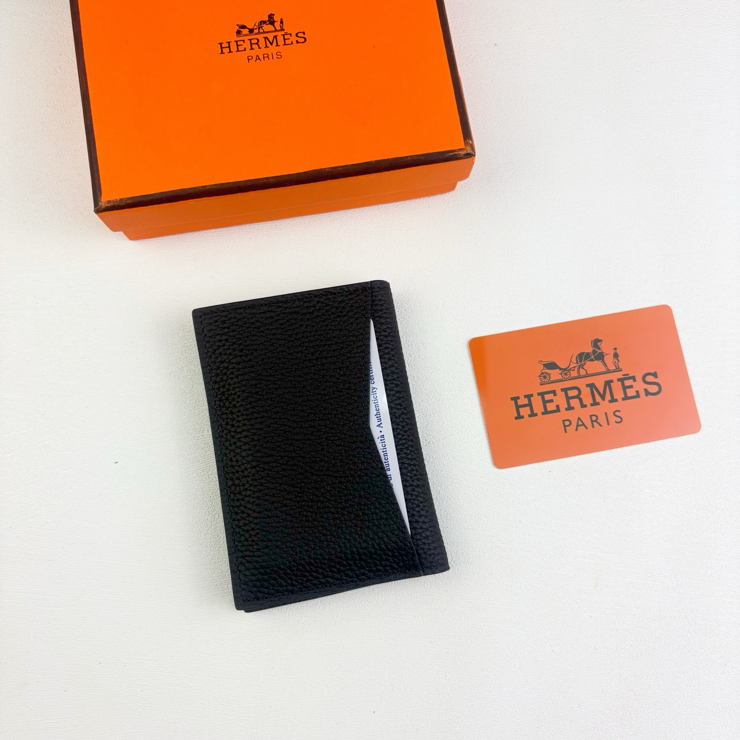 Hermes Barenia Faubourg City 8CC Business Card Holder - Image 6