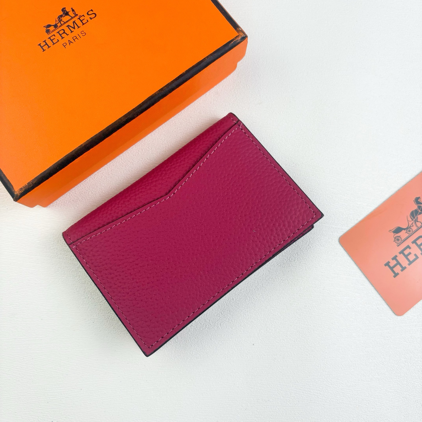 Hermès Barenia Faubourg City 8CC Business Card Holder - Image 6