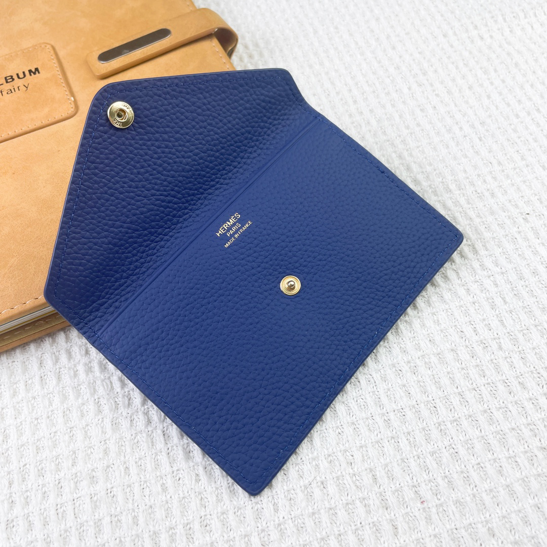 Hermes Barenia Faubourg Calfskin Card Holder - Image 6