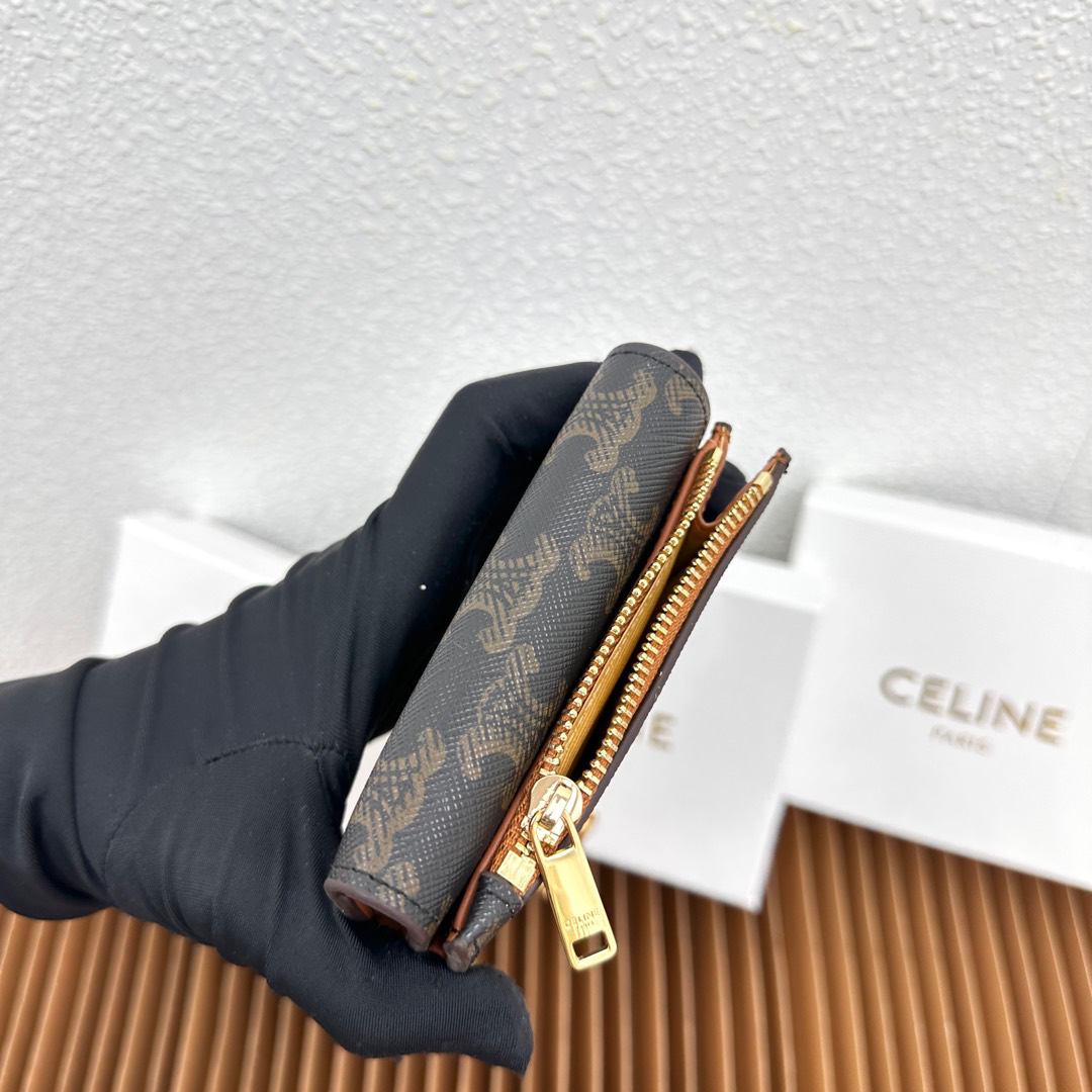 CELINE VICTOIRE Triomphe Leather Wallet - Image 6