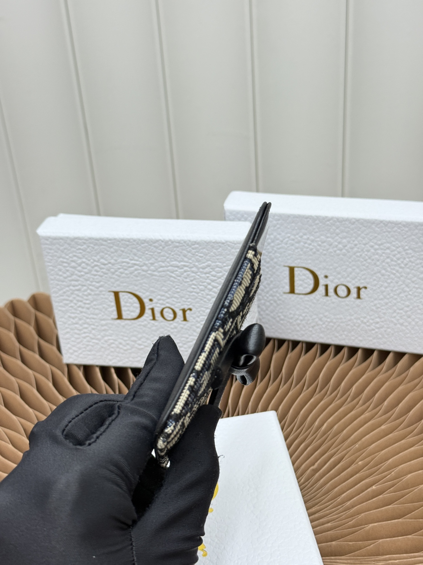 Dior Lady Dior Magnetic Lambskin Card Holder - Image 6