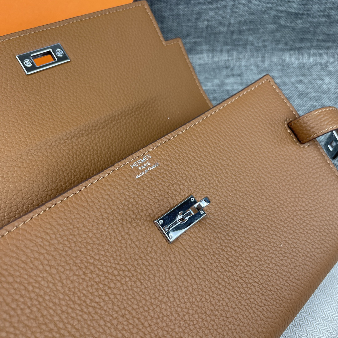 Hermès Kelly Top-Grain Leather Handbag - Image 6