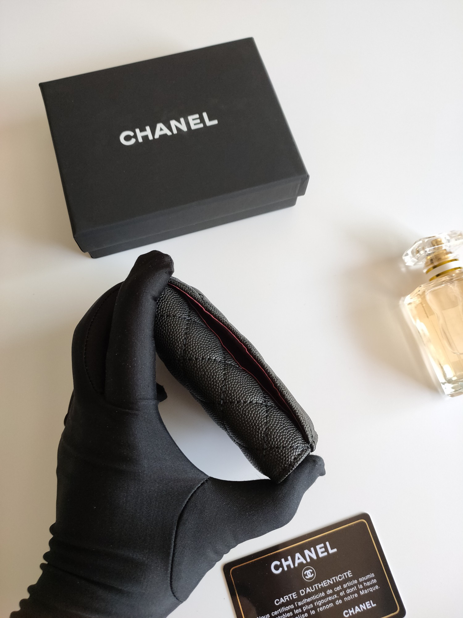 CHANEL Classic Flap Card Holder with Coin Purse - Image 6