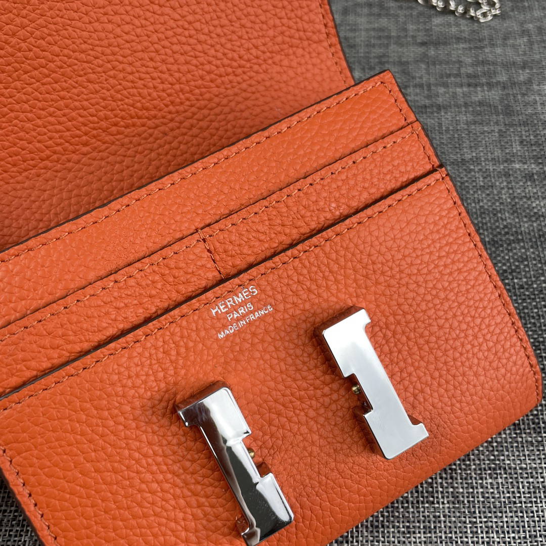Hermes Constance Mini Leather Crossbody Bag - Image 6