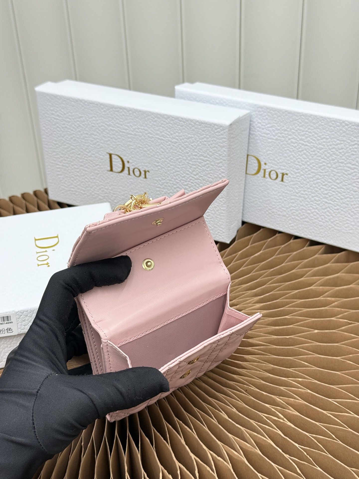 Lady Dior Lotus Wallet - Image 6