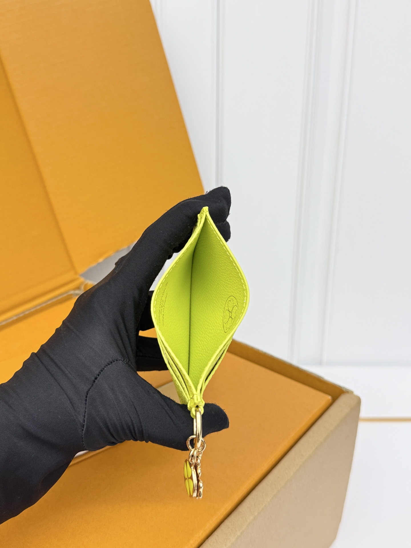Louis Vuitton Charms Monogram Card Holder - Lemon Yellow - Image 6