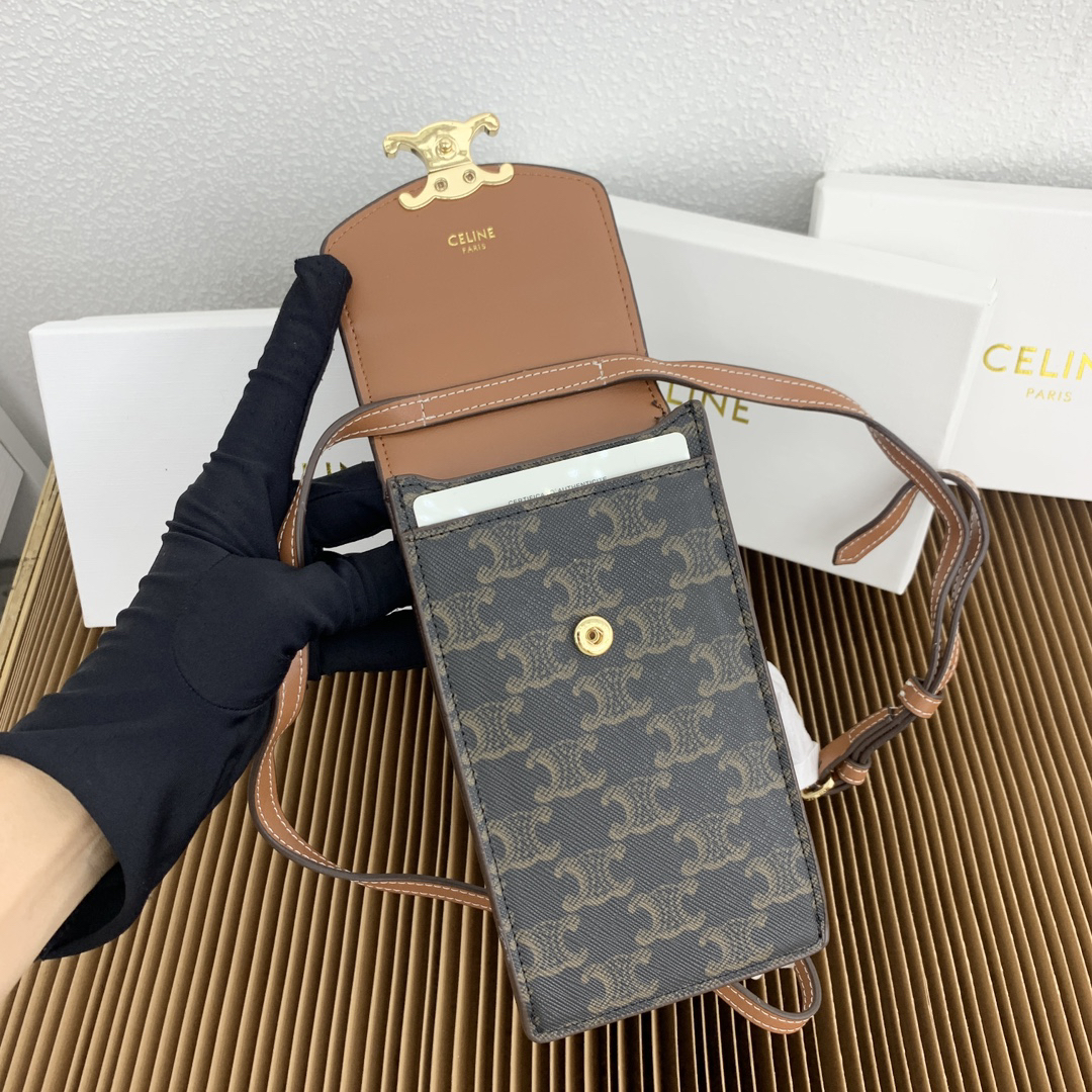 CELINE Triomphe Phone Bag - Image 6
