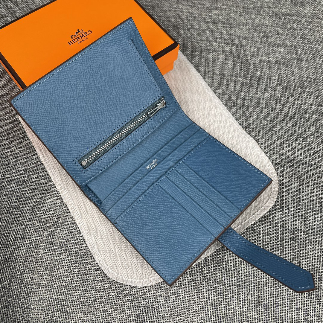 Hermes Palm-Grain Leather Wallet 5120 - Image 6